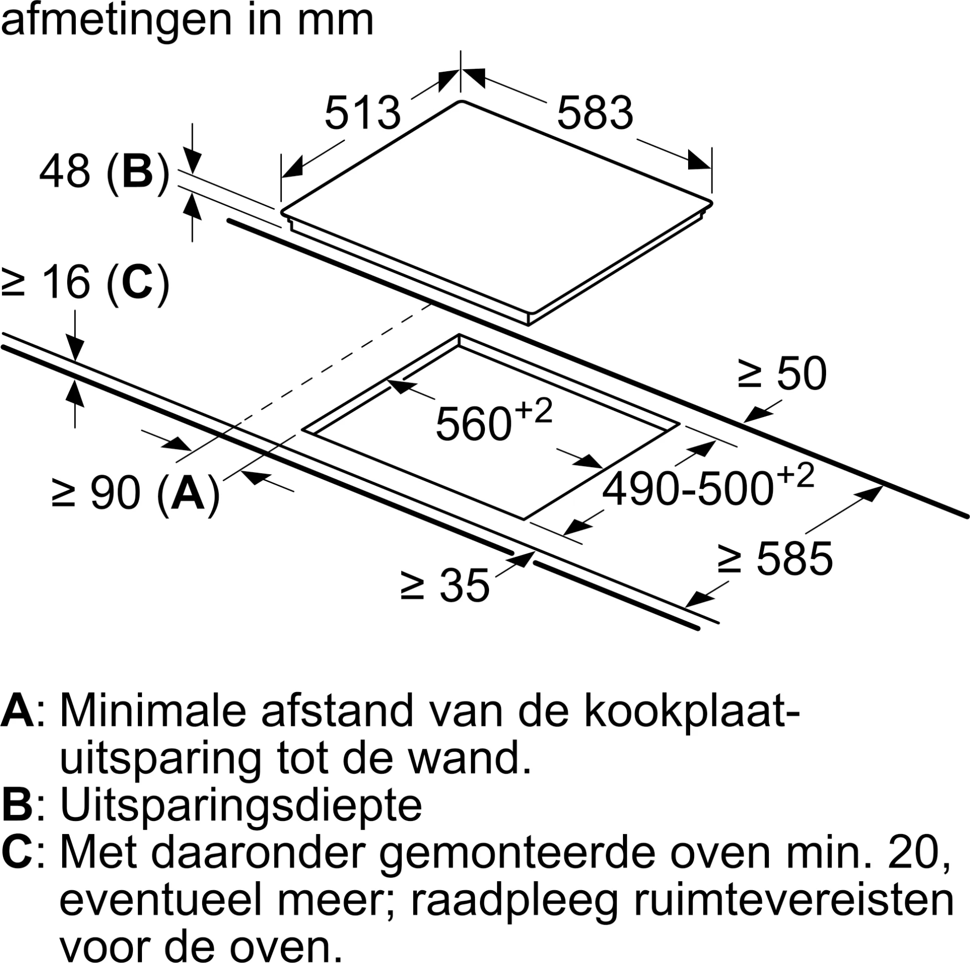 SIEMENS IQ100 vitrokeramische kookplaat - 60cm - ET645CEA1E