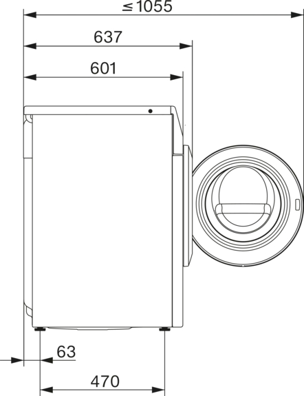 MIELE STANDARD CHROME EDITION was- droogcombinatie - WTR870WPM