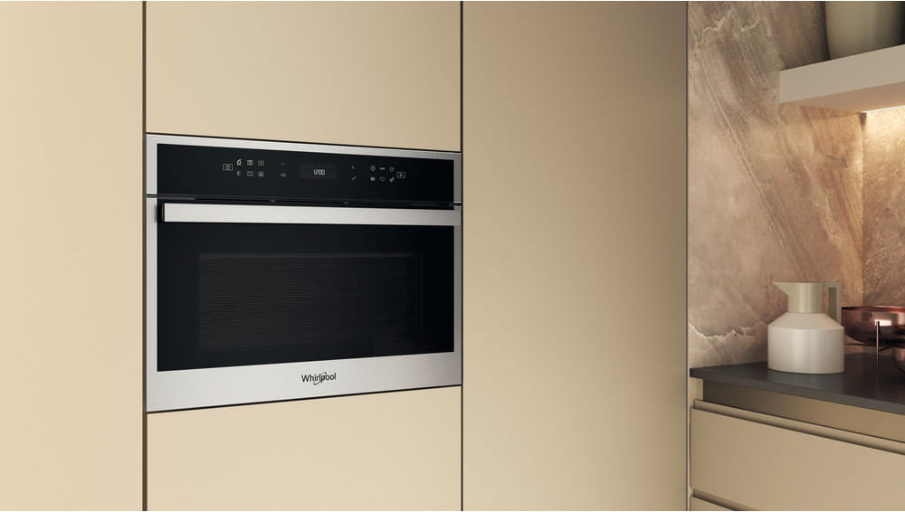 WHIRLPOOL multifunctionele oven met microgolfoven - 45cm - WCW6O7HTB