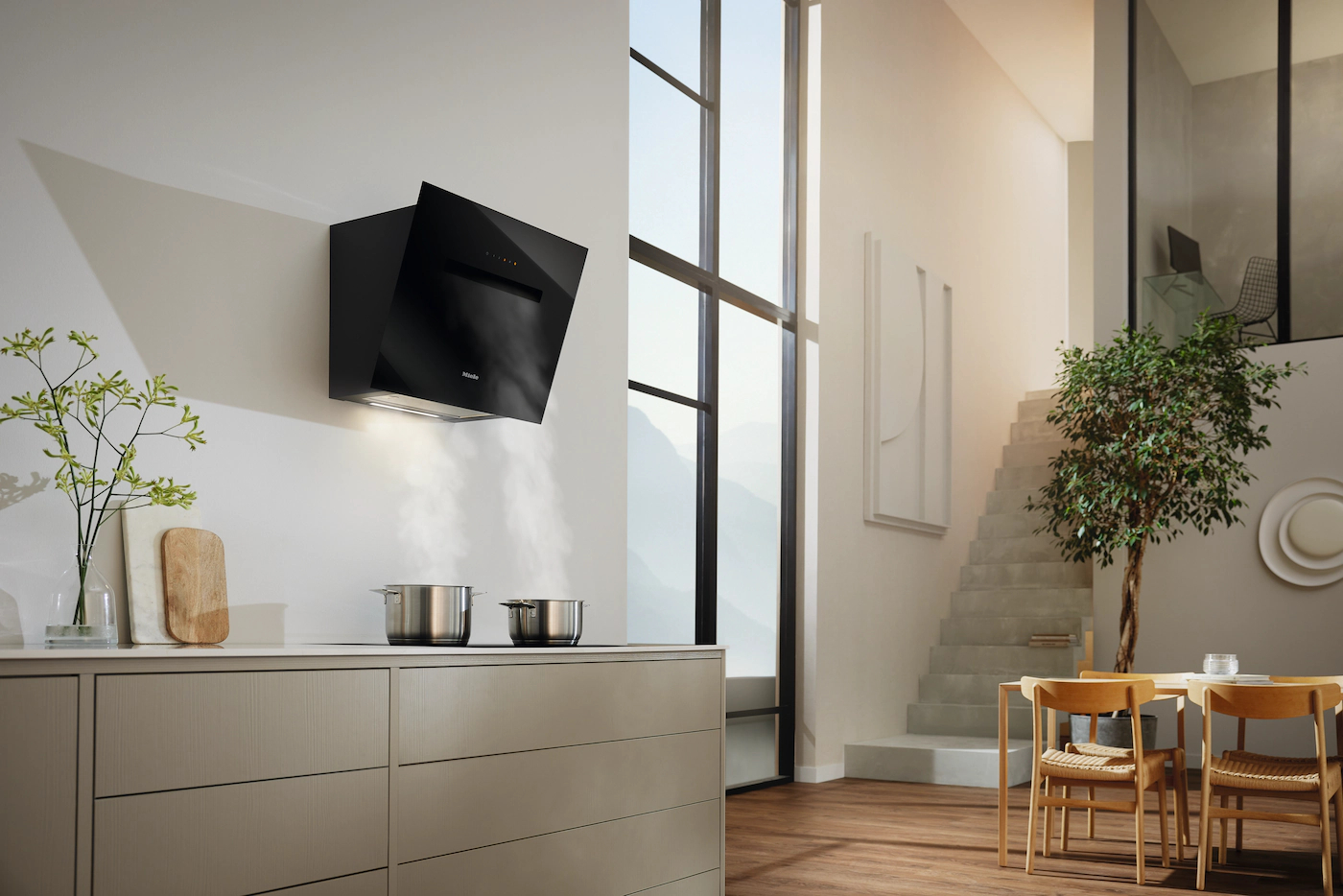 MIELE headfree dampkap - 60cm - DAH1650OBSW