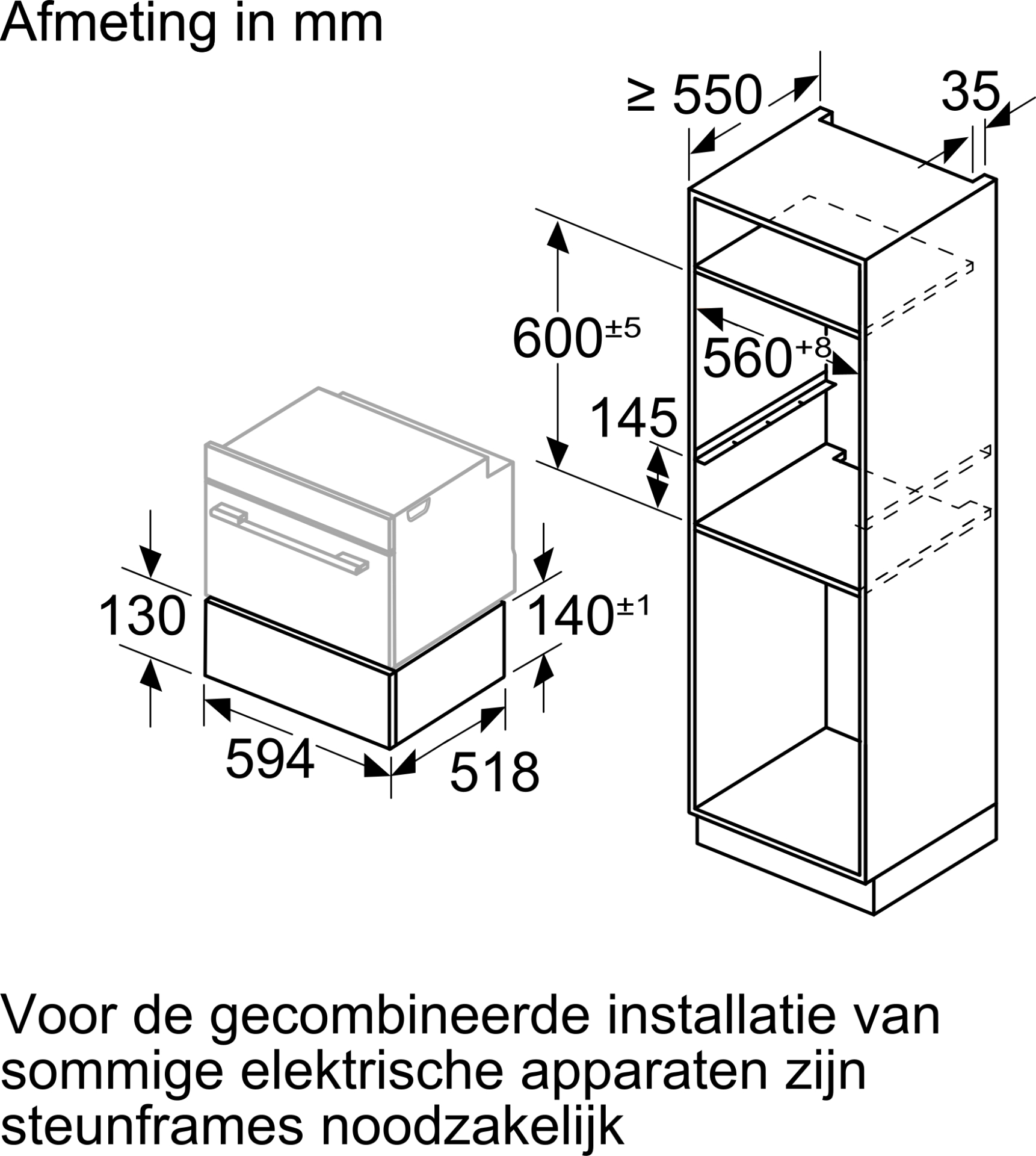 SIEMENS IQ700 warmhoudlade - 14cm - BI710C1B1