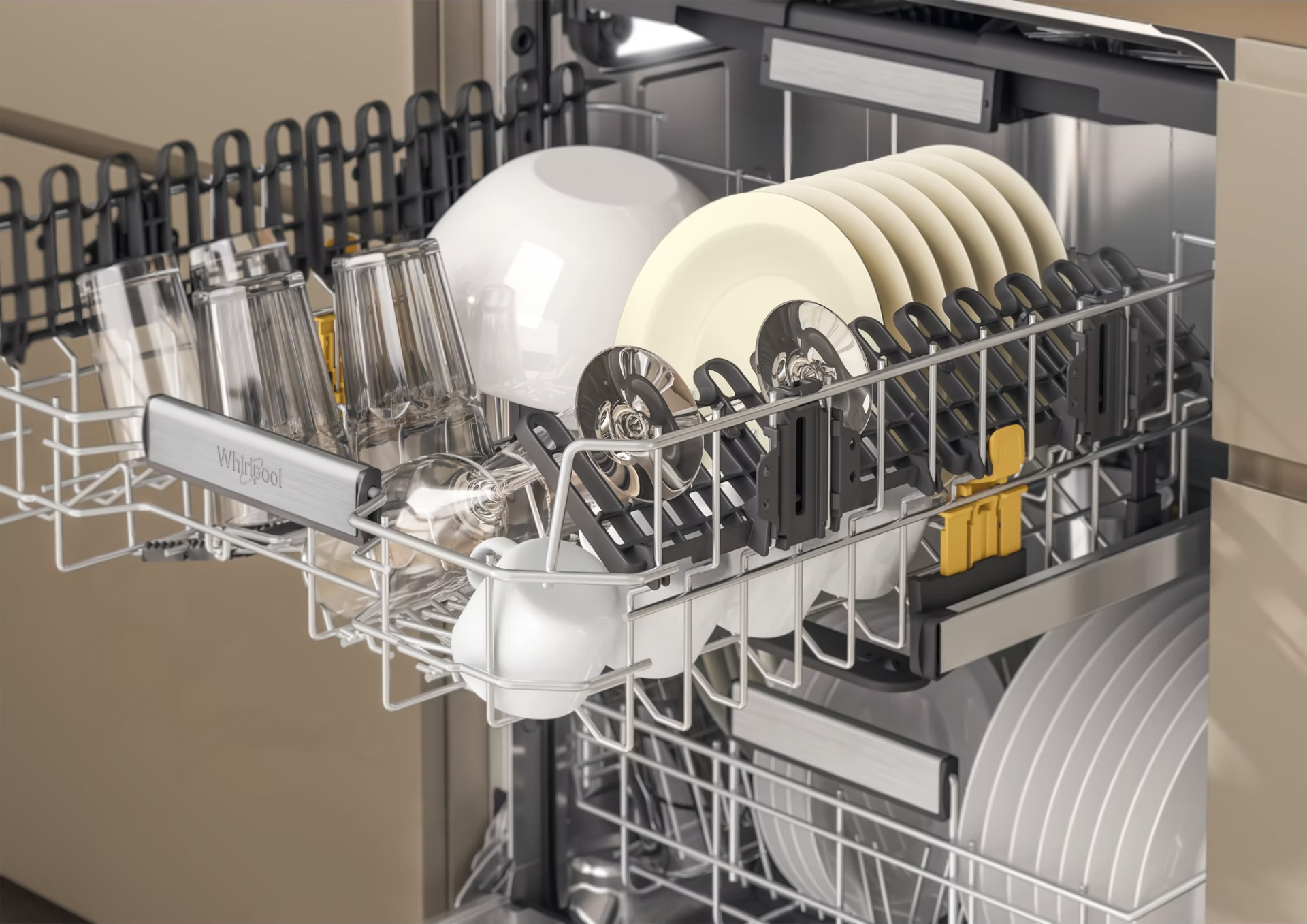 WHIRLPOOL vaatwasser volledig integreerbaar - W7IHF60TU