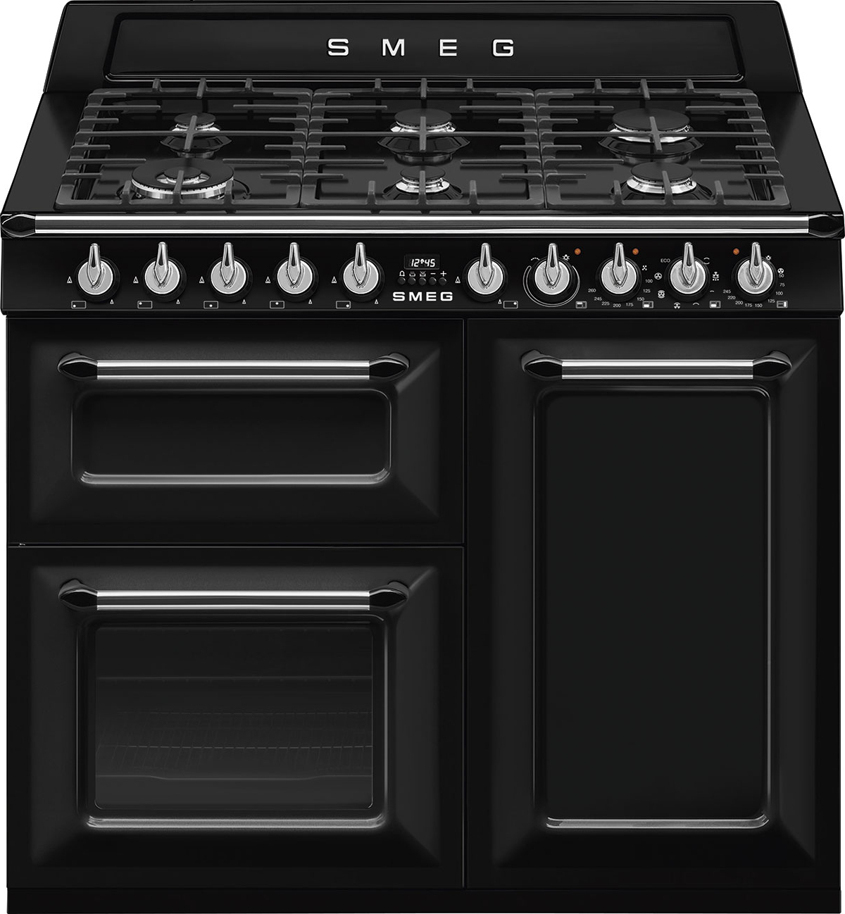 SMEG fornuis met gaskookplaat - 100cm - TR103BL