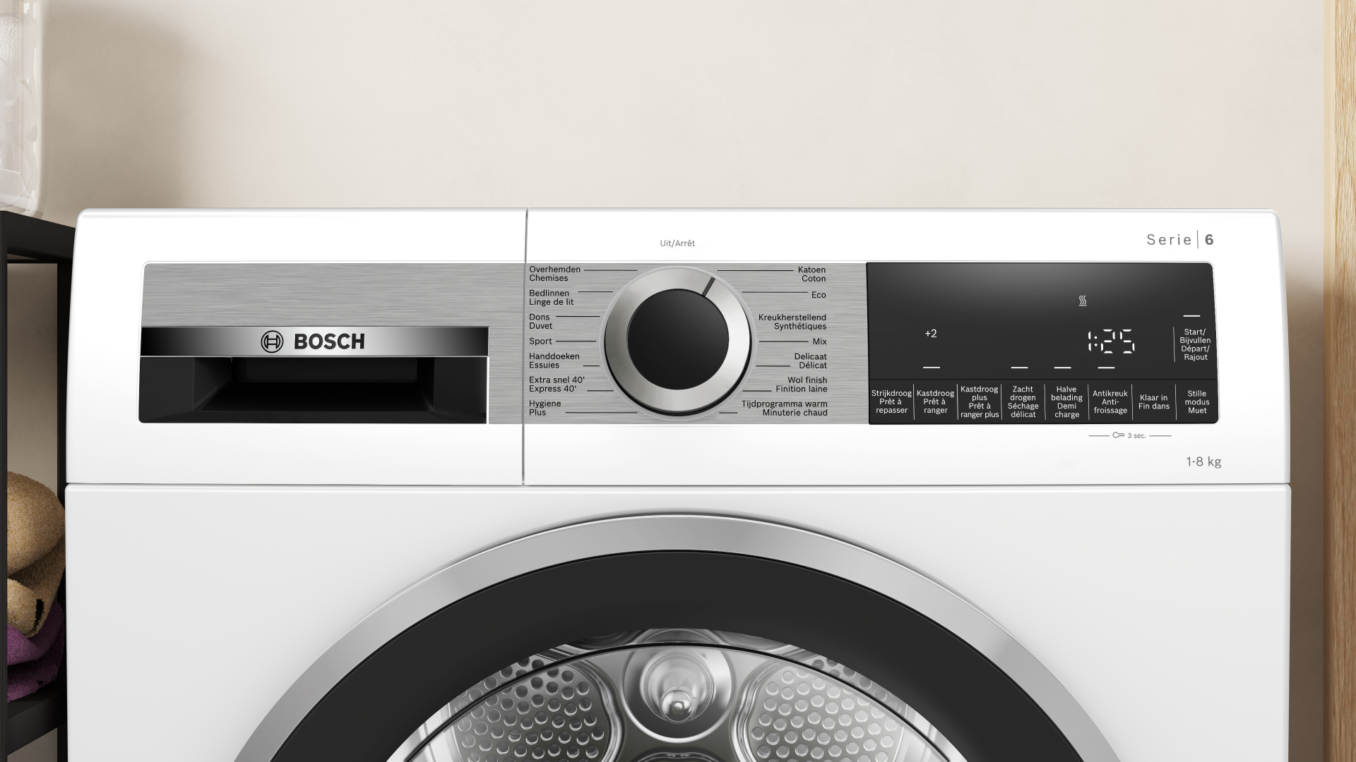 BOSCH Series 6 Droogkast 8 kg - WQG233DLFG