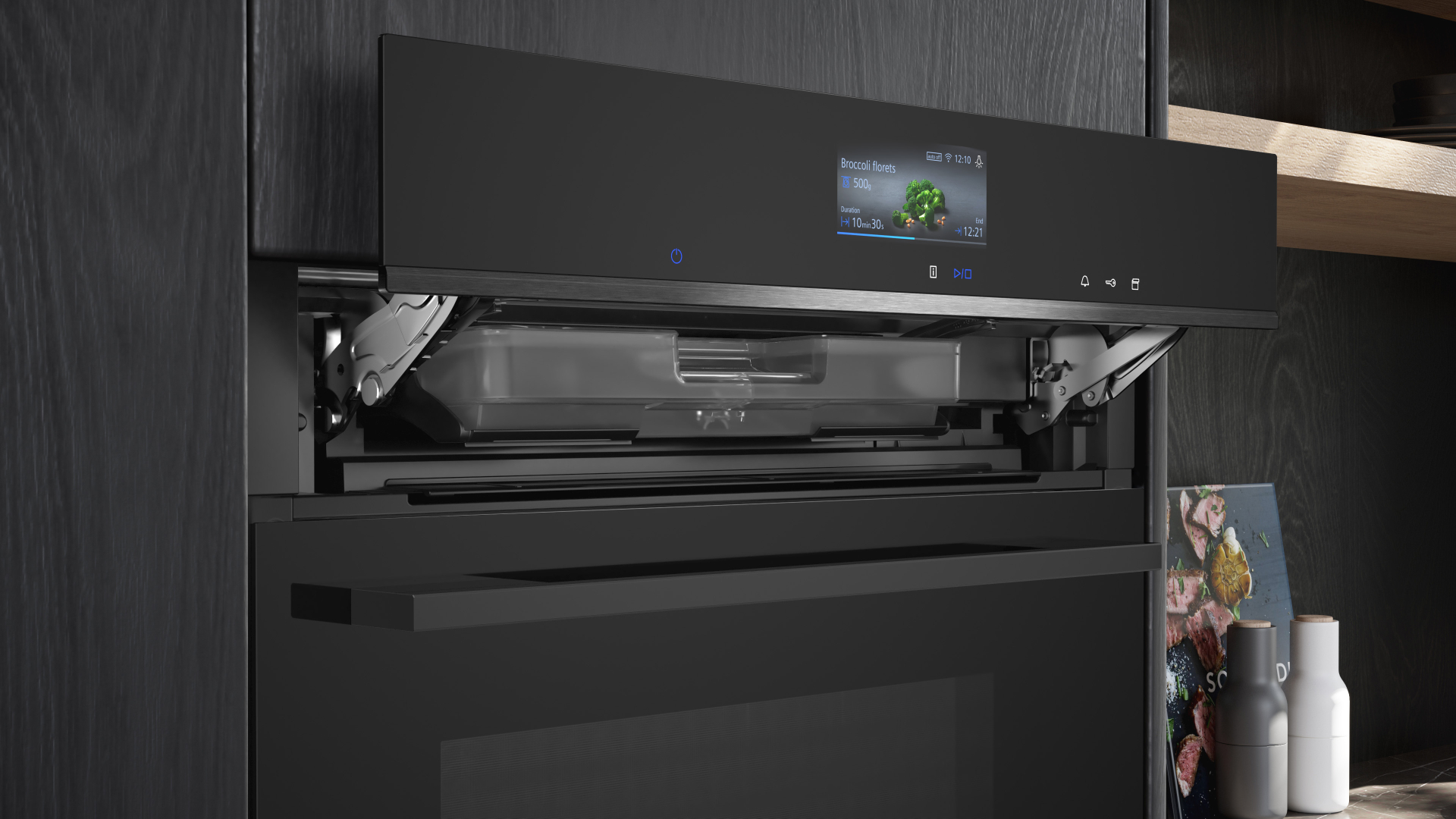 SIEMENS IQ700 multifunctionele oven met stoom - 60cm - HS736G1B1