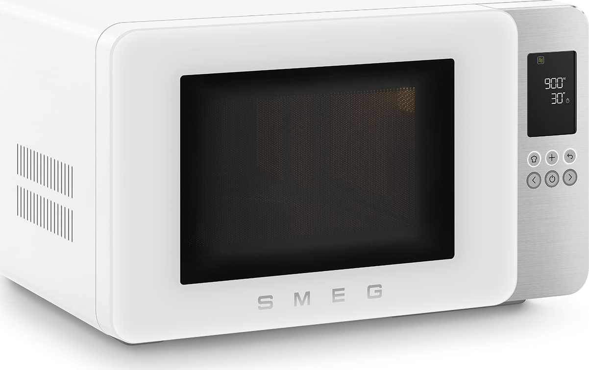 SMEG vrijstaande microgolfoven - 30cm - MOC01WHMEU