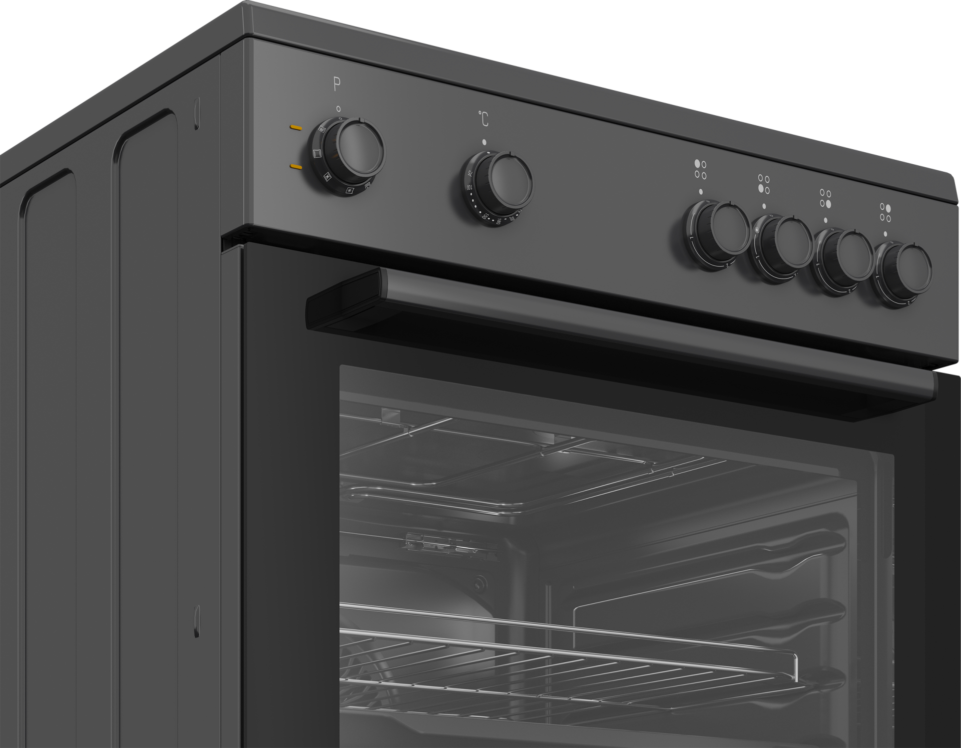 BEKO fornuis met electrische kookplaat - 60cm - FBM6701A