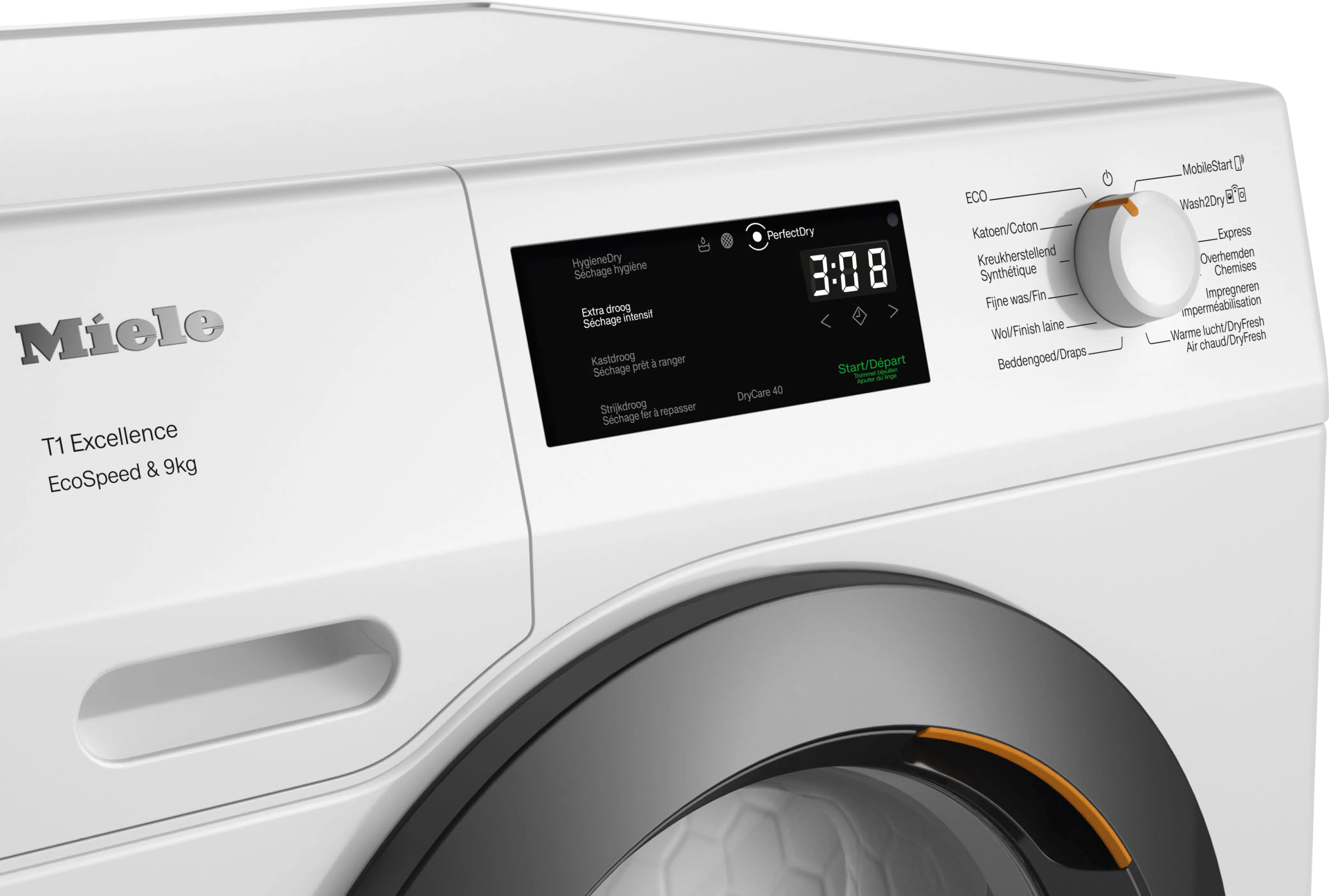 MIELE CHROME EDITION Droogkast 9 kg - TED655WP