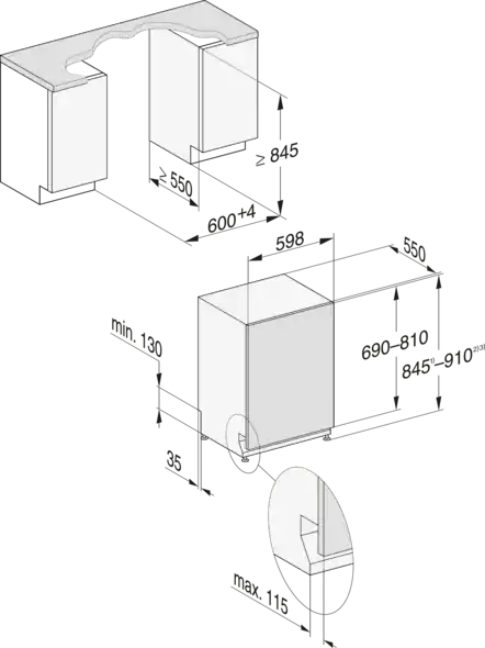 MIELE vaatwasser volledig integreerbaar - G5668SCVIXXLACTIVEEDST