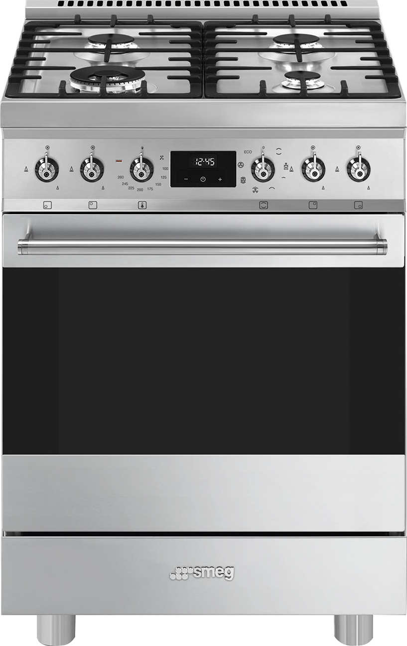 SMEG fornuis met gaskookplaat - 60cm - C6GMX2