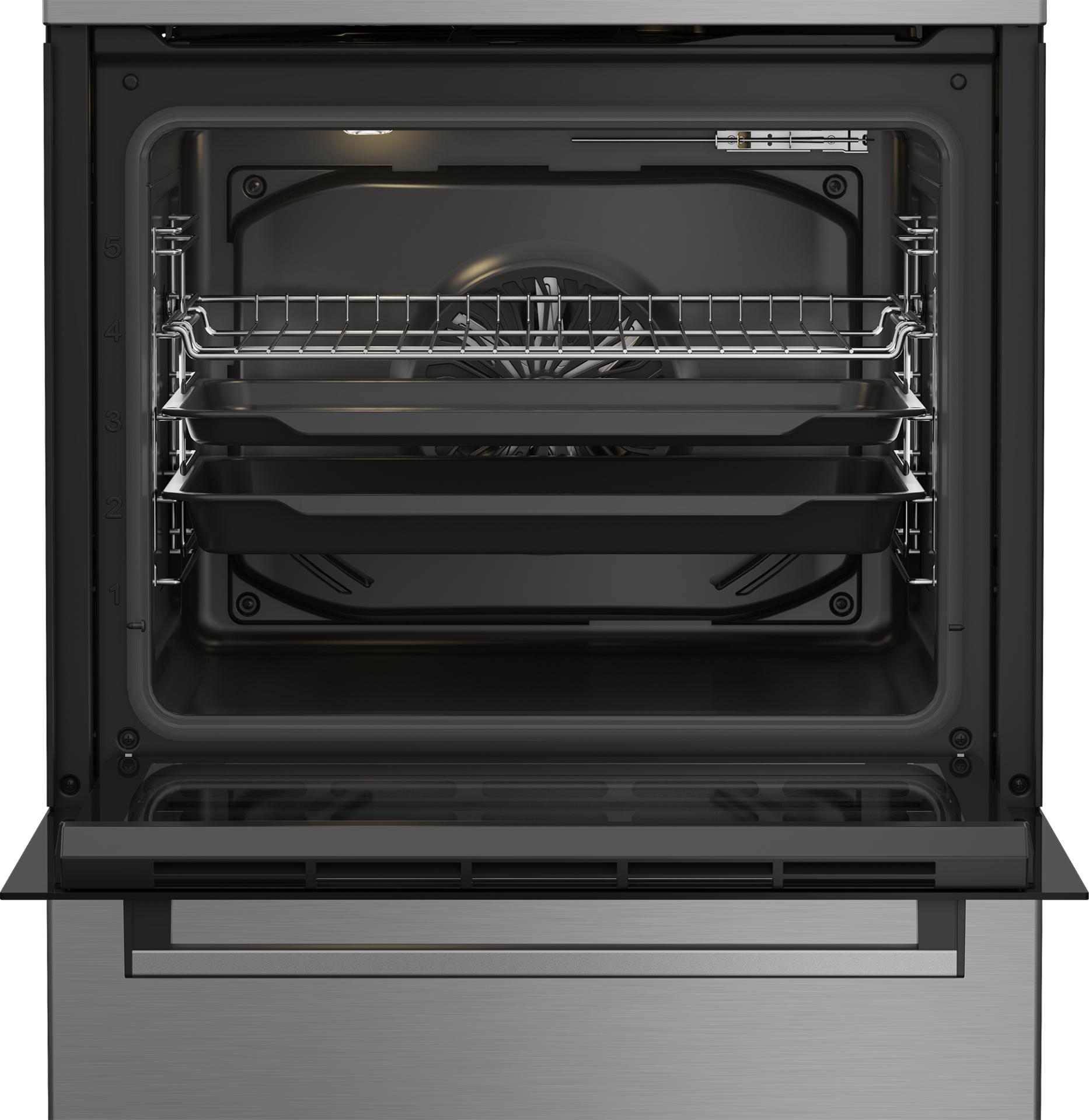 BEKO fornuis met gaskookplaat - 60cm - FBM62330DXS