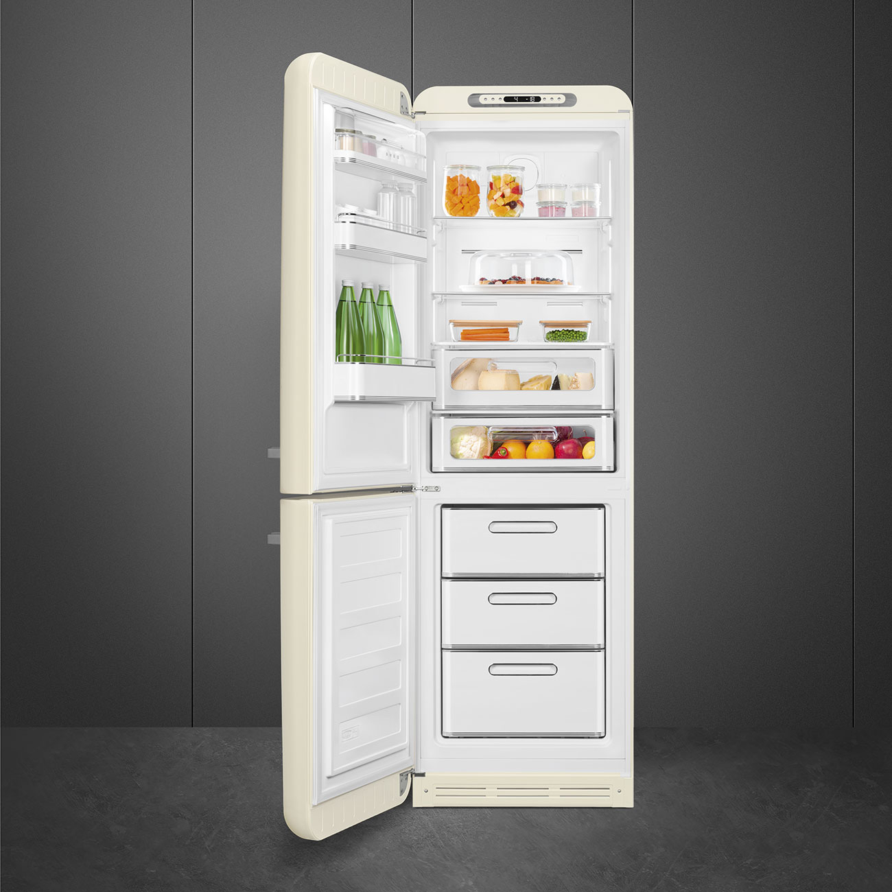 SMEG 50's Style Vrijstaande koel-vriescombinatie - FAB32LCR6