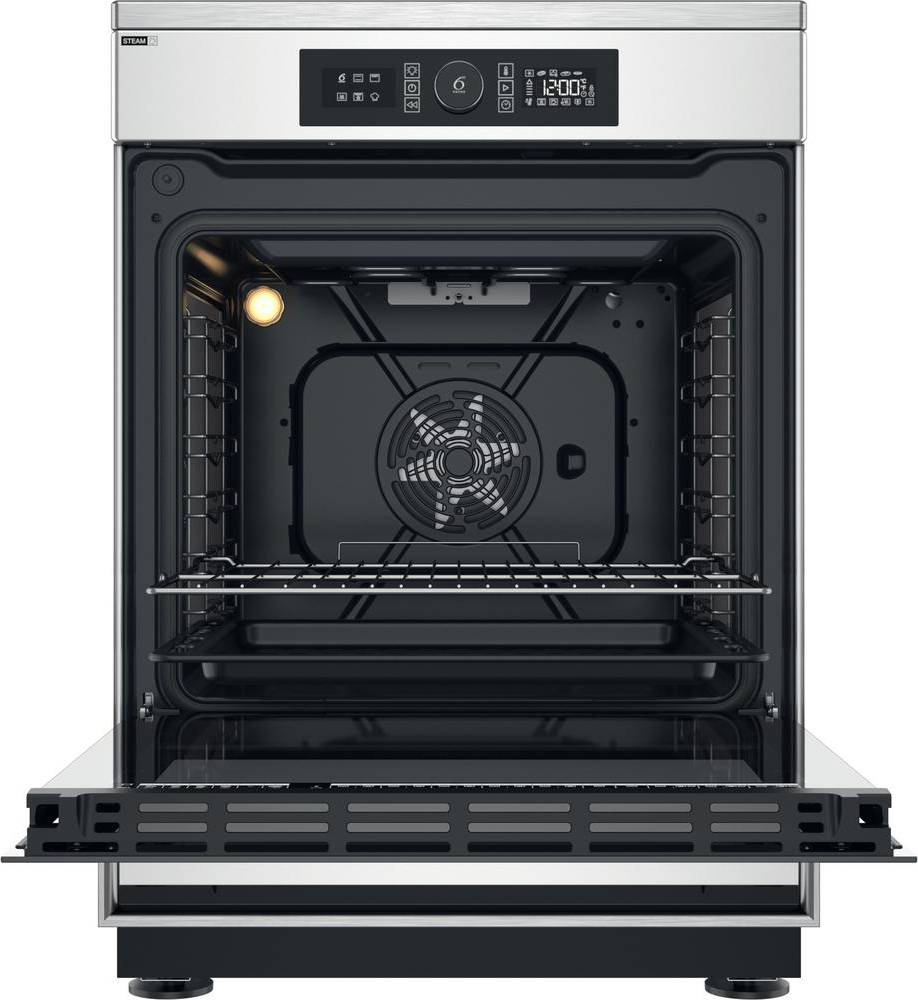WHIRLPOOL fornuis met inductie kookplaat - 60cm - WS68IB8ACX/FR