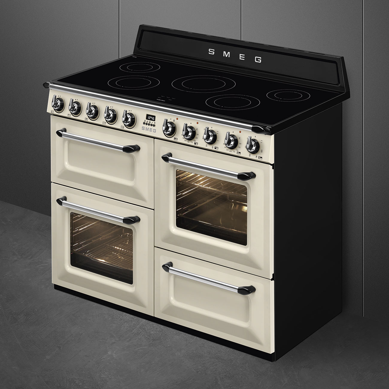 SMEG fornuis met inductie kookplaat - 110cm - TR4110IP2
