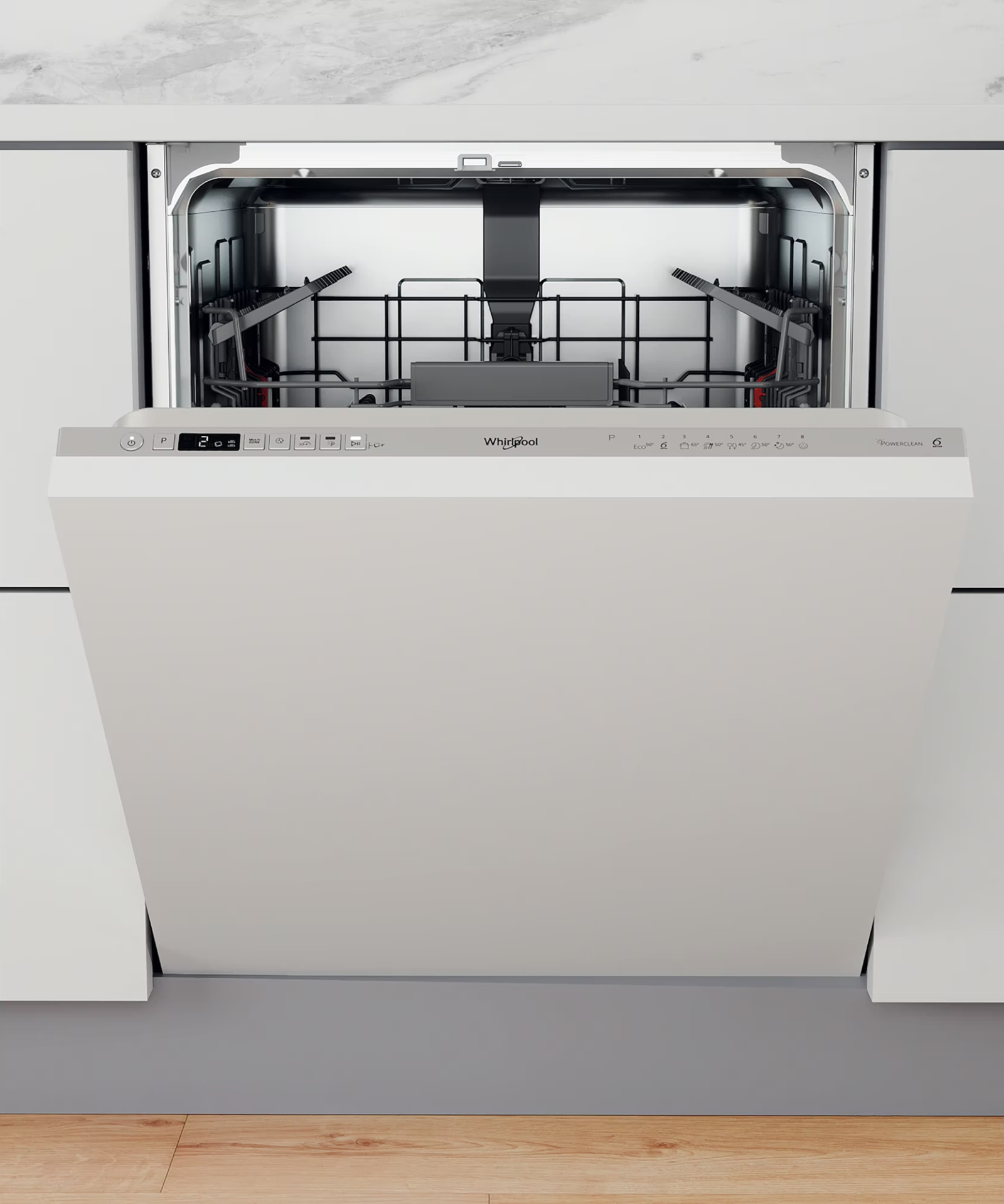 WHIRLPOOL vaatwasser volledig integreerbaar - WCIC3C26PE