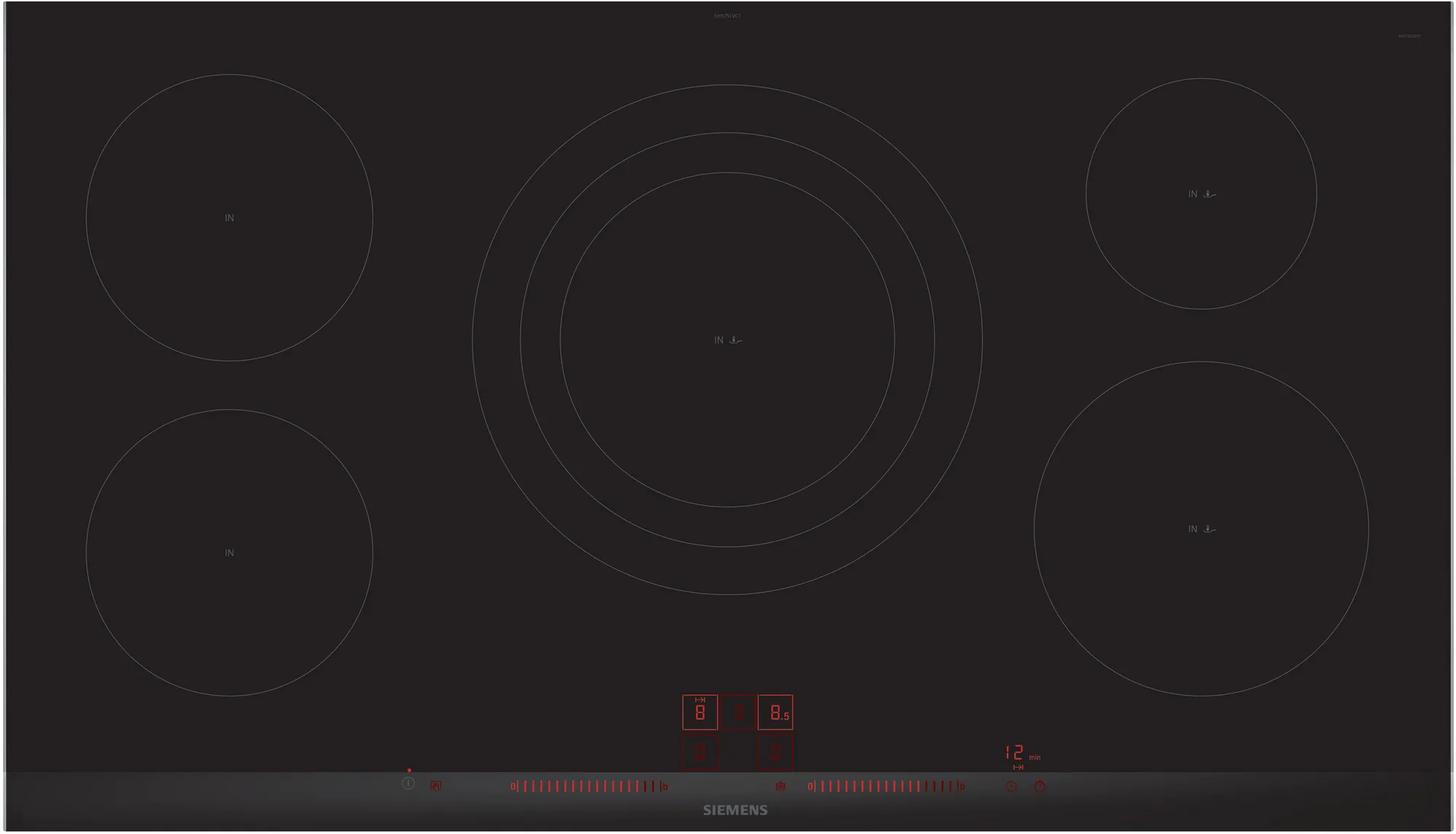 SIEMENS EH975LVC1E IQ300 inductiekookplaat - 90cm