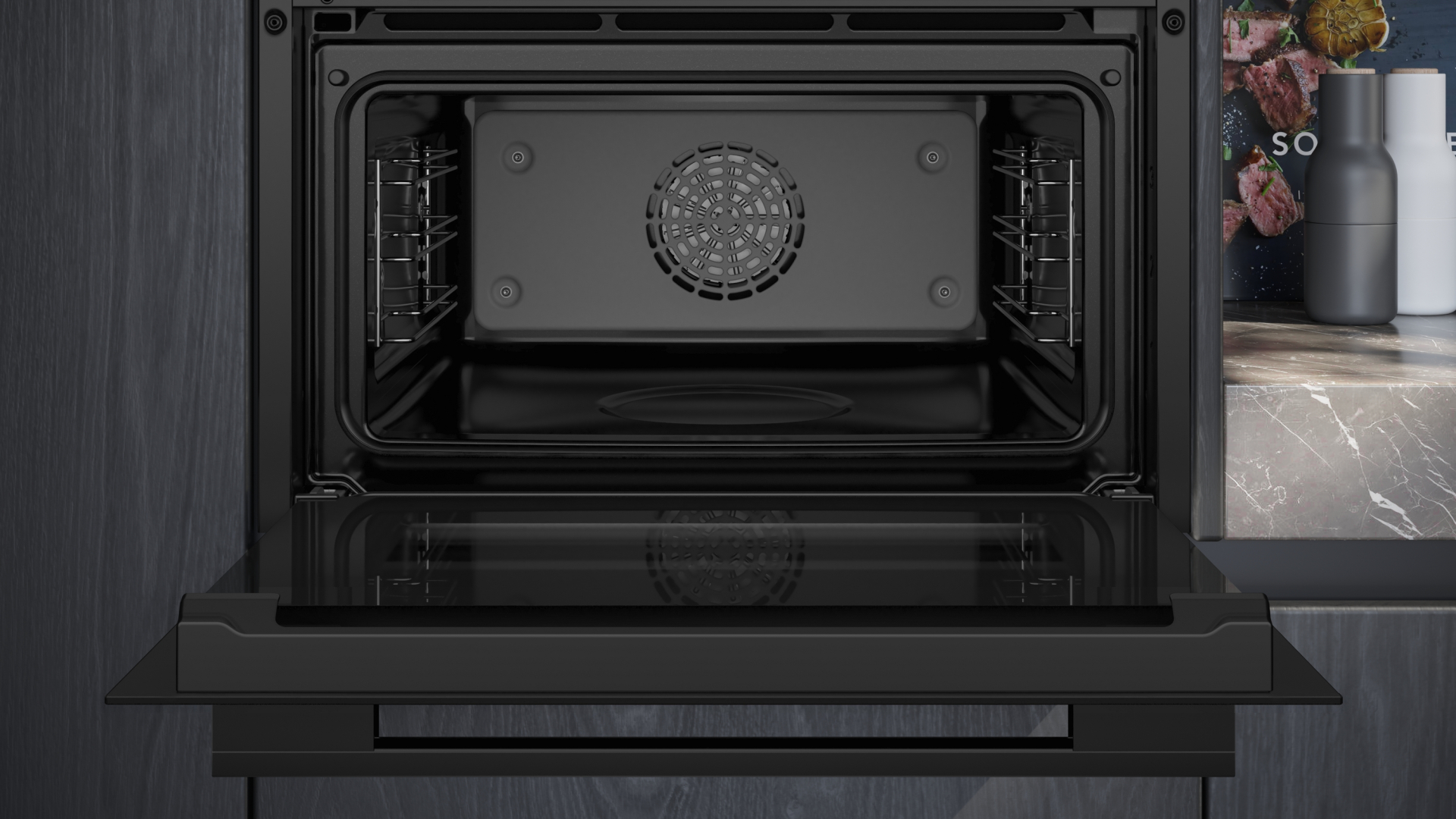 SIEMENS IQ700 multifunctionele oven met stoom - 45cm - CS736G1B1