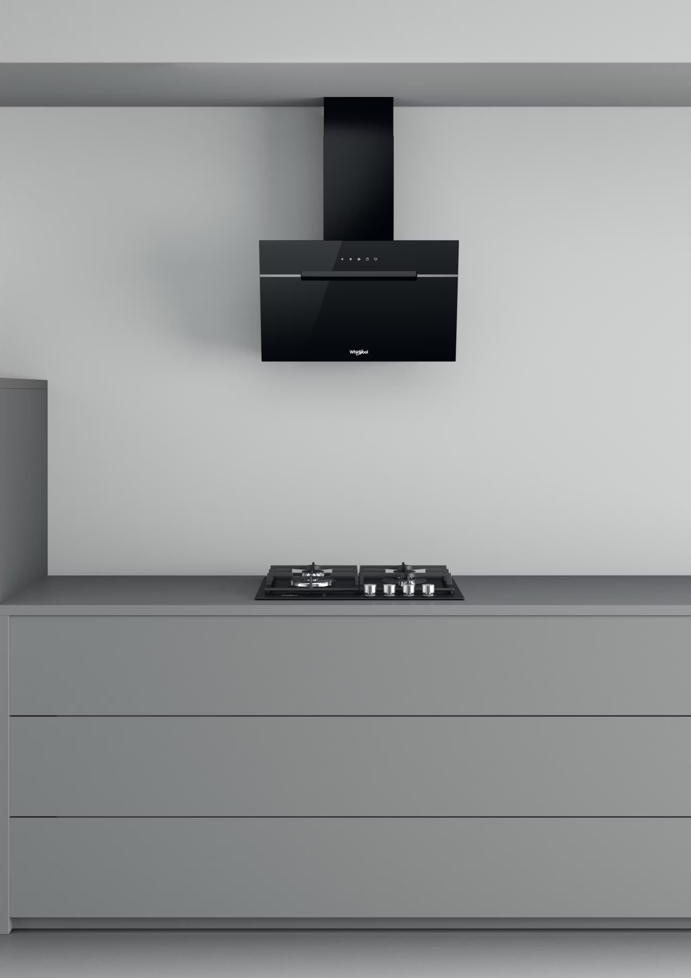 WHIRLPOOL wandschouwdampkap - 60cm - WHVP62FLTSK