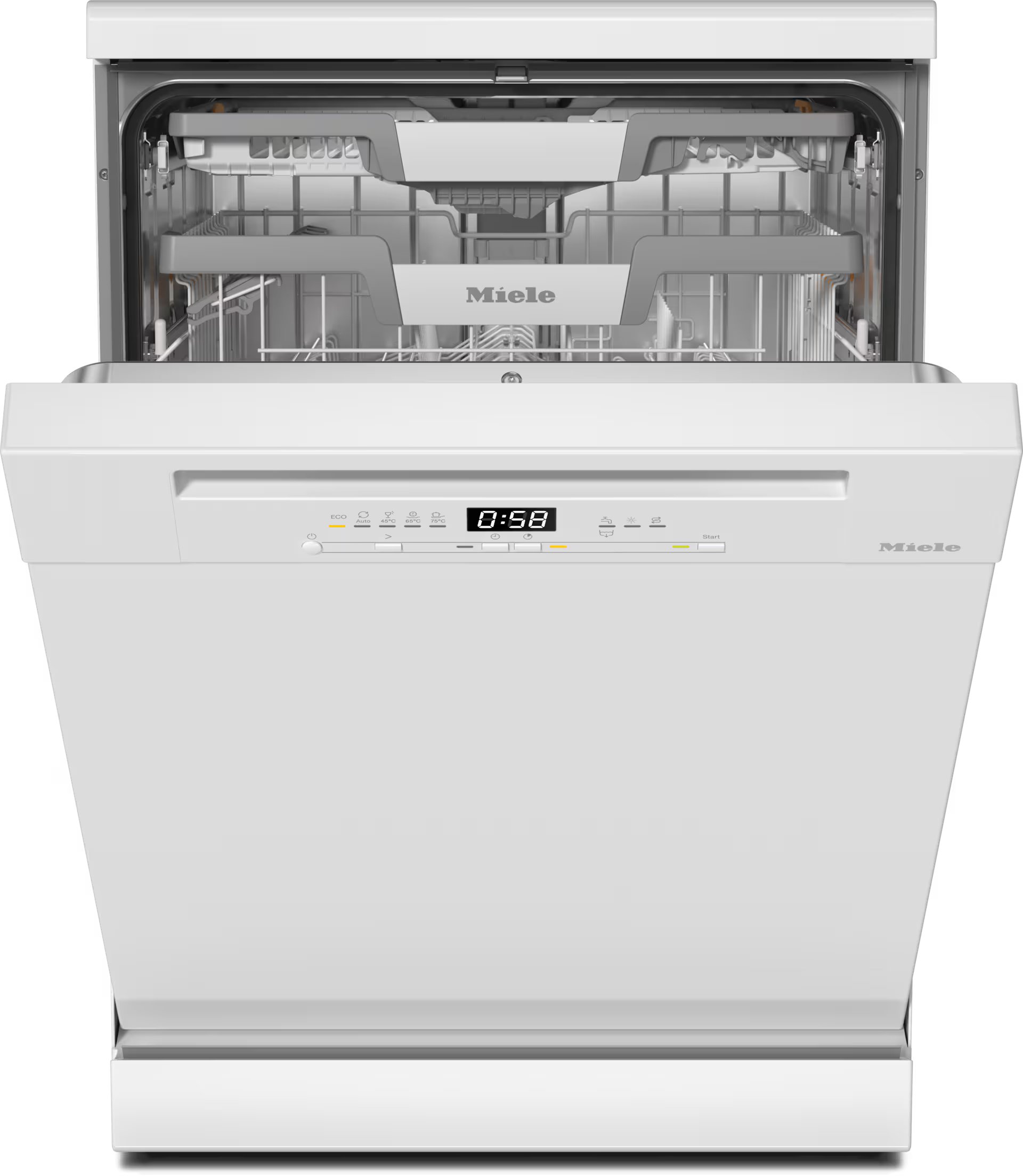 MIELE G5833SCACTIVEPLUSBW vrijstaande vaatwasser