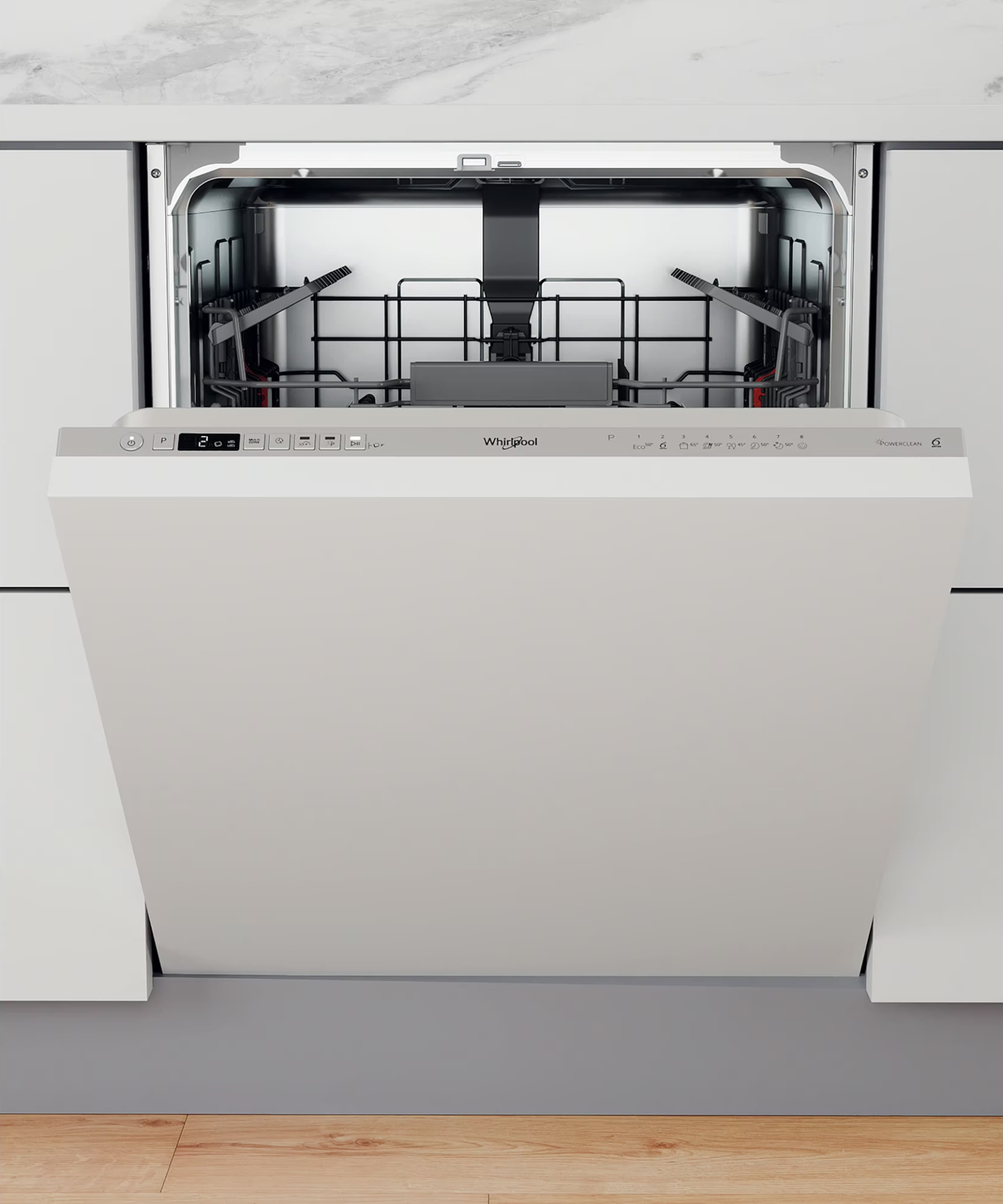 WHIRLPOOL vaatwasser volledig integreerbaar - WIC3C33PE