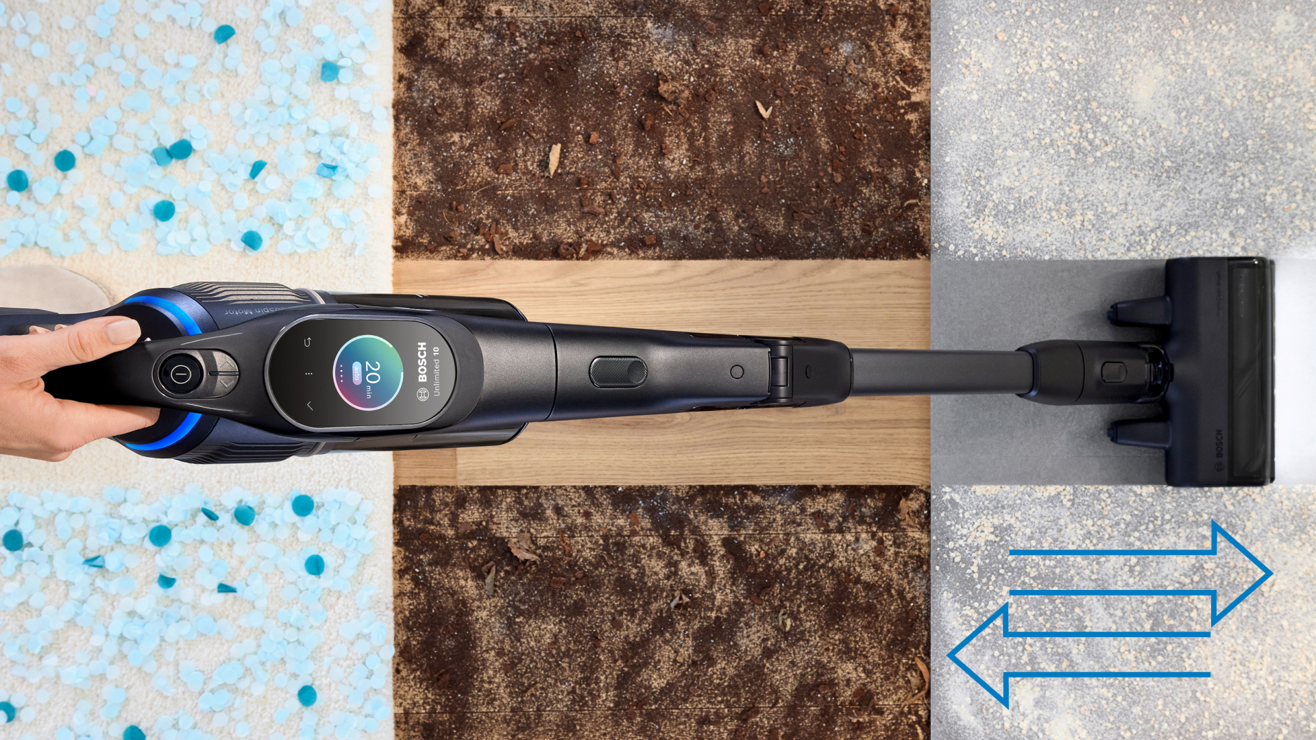 BOSCH Unlimited 10 steelstofzuiger - BXS1041BQC