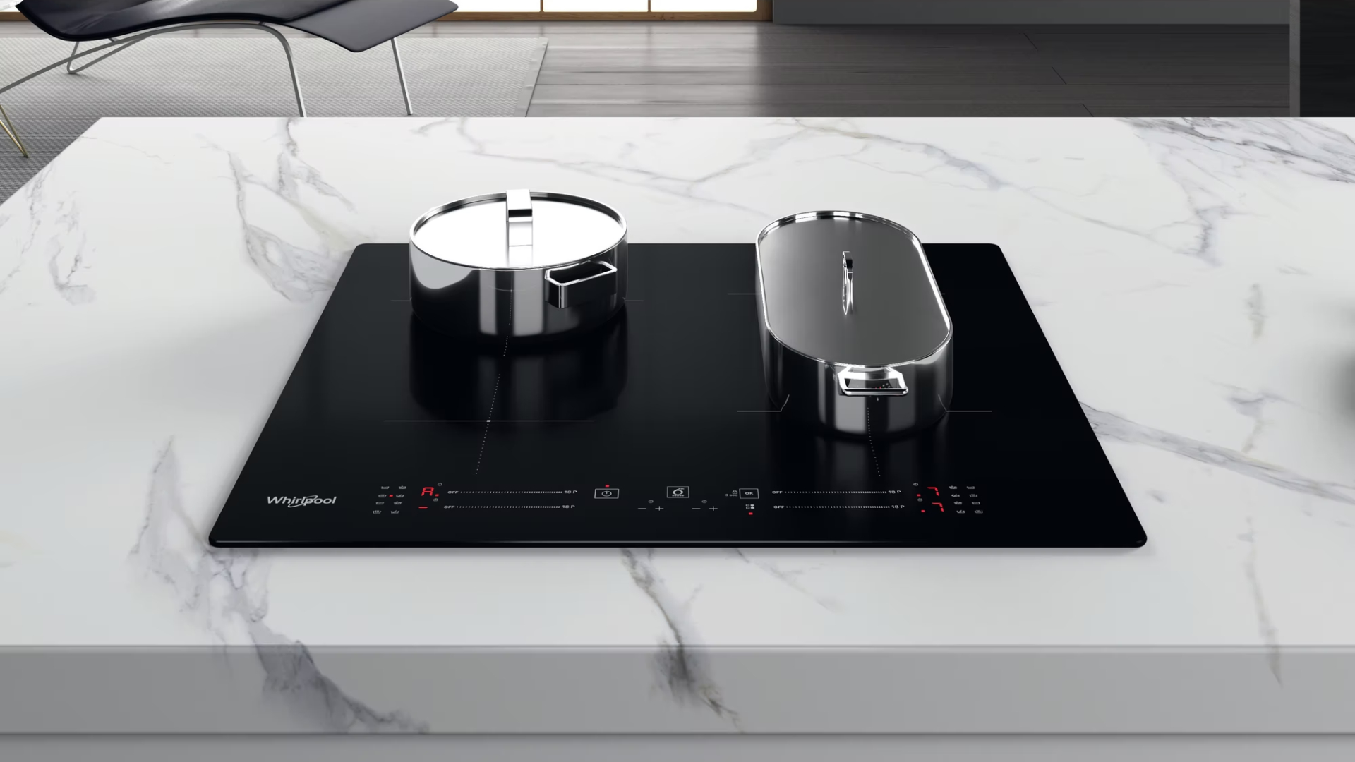 WHIRLPOOL inductiekookplaat - 59cm - WBS2560NE