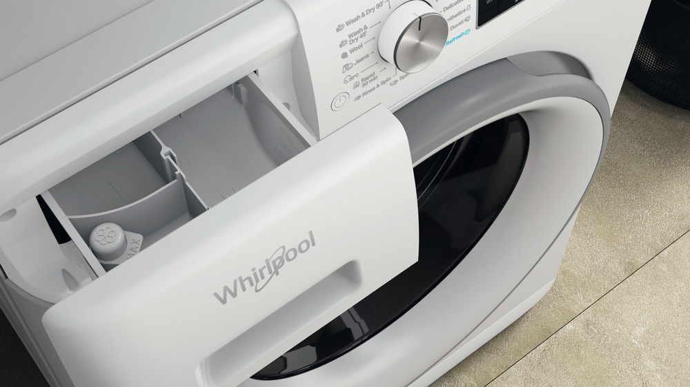 WHIRLPOOL Was-droogcombinatie 7 kg - FFWDD1076258SVEE