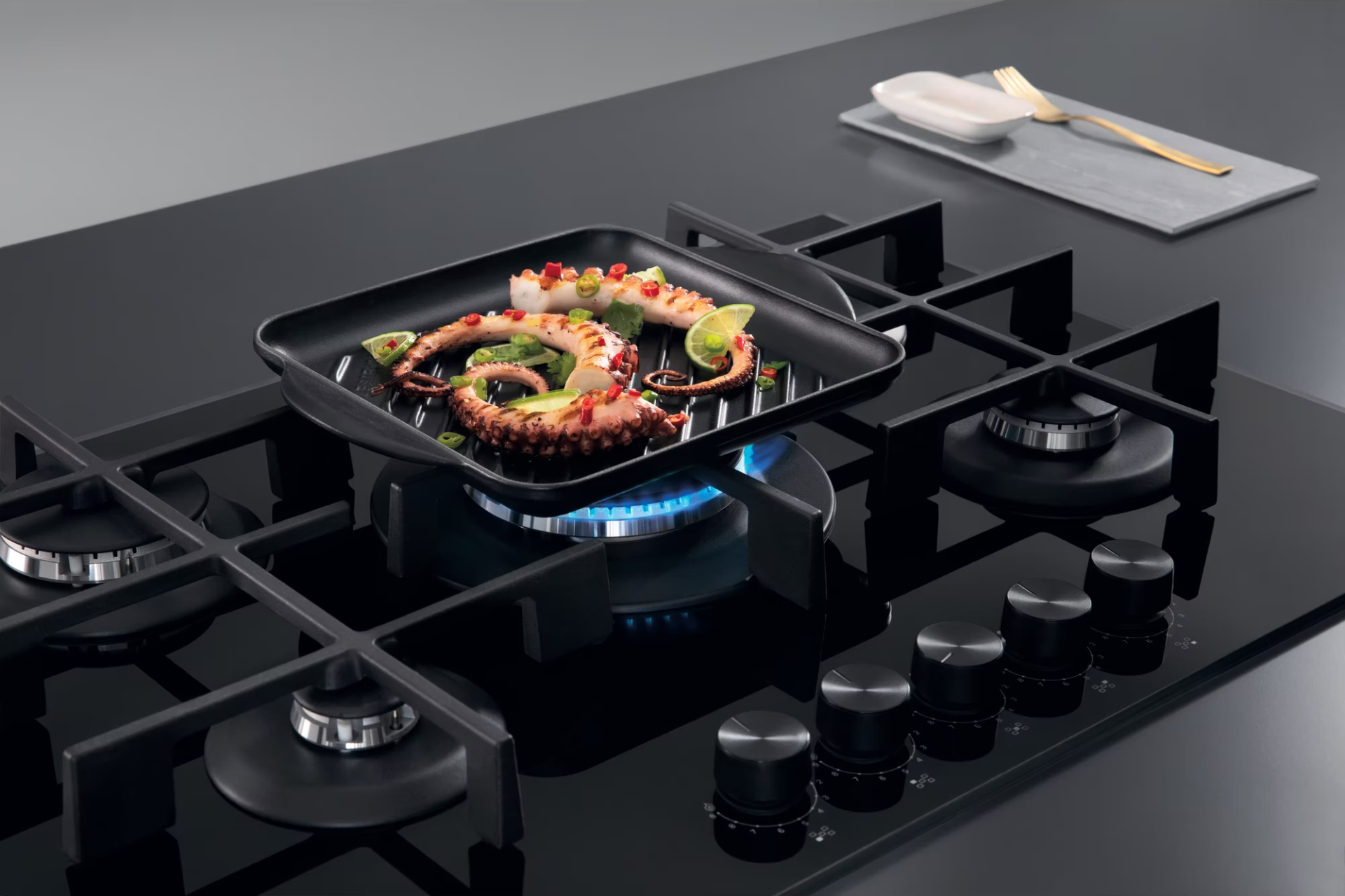 WHIRLPOOL gaskookplaat - 73cm - GOWL728NB