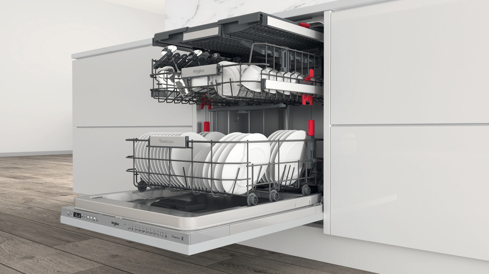 WHIRLPOOL vaatwasser volledig integreerbaar - WIO3T133PLE