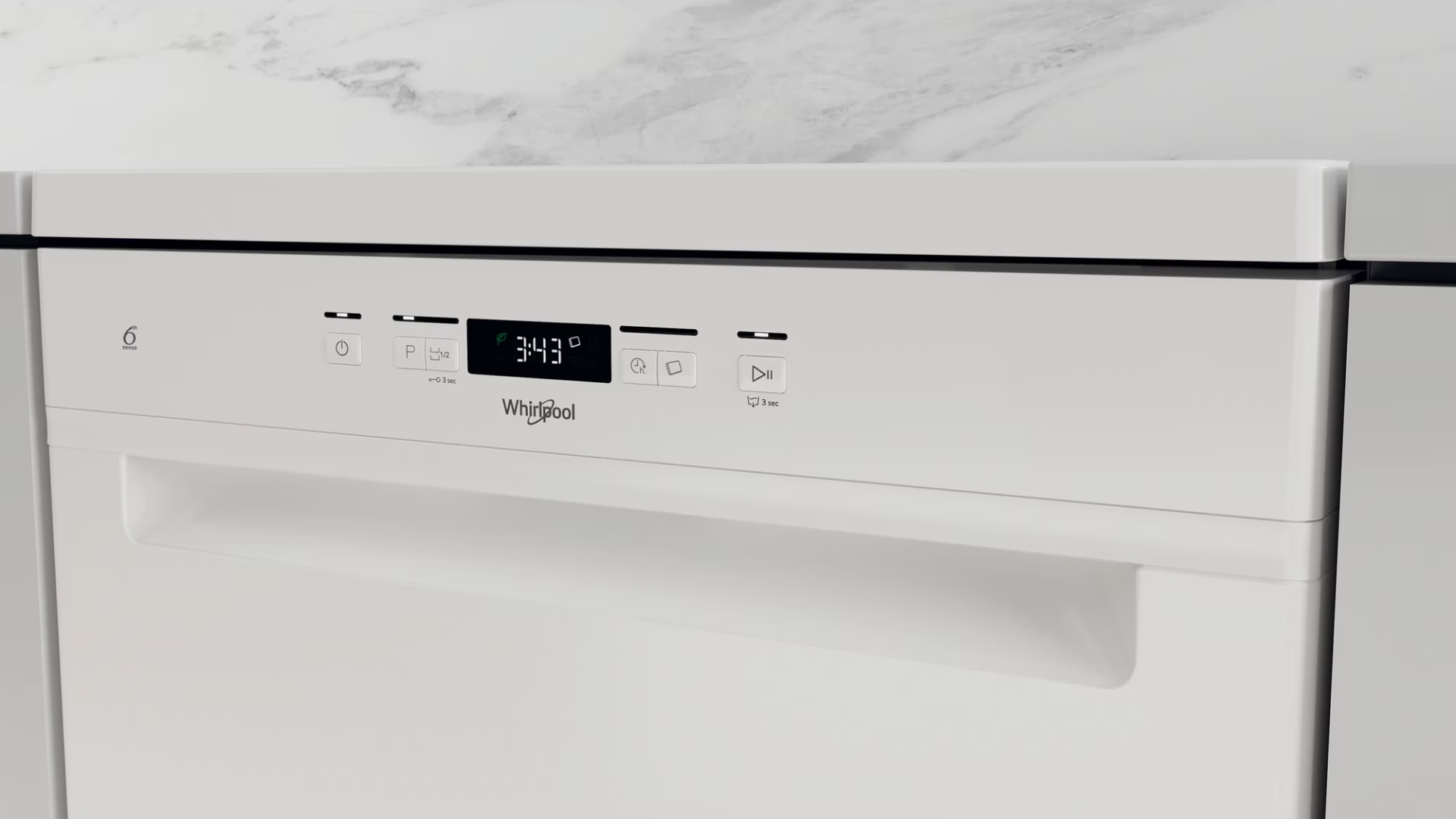 WHIRLPOOL vrijstaande vaatwasser - W2FHD624