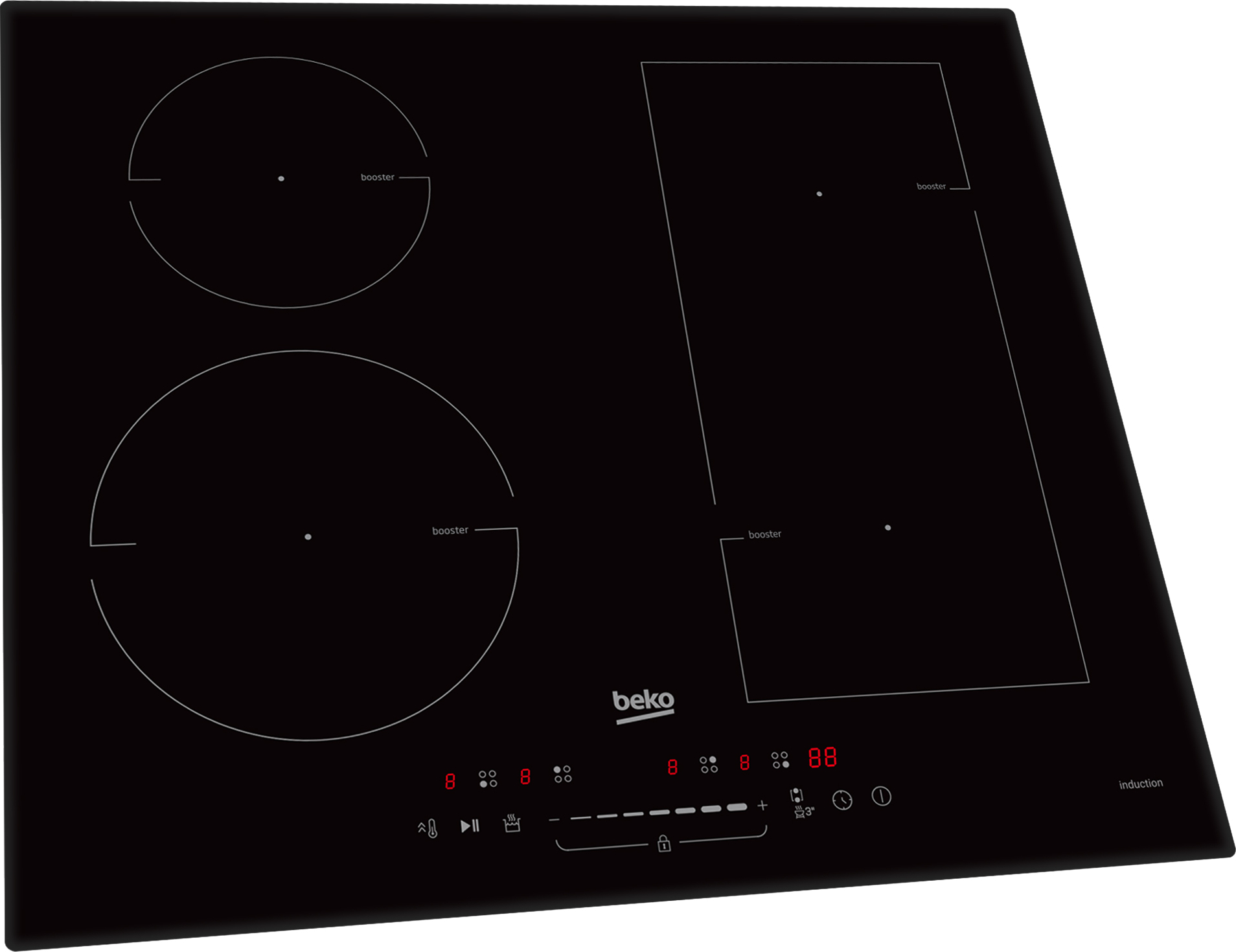BEKO inductiekookplaat - 60cm - HII64500FTO
