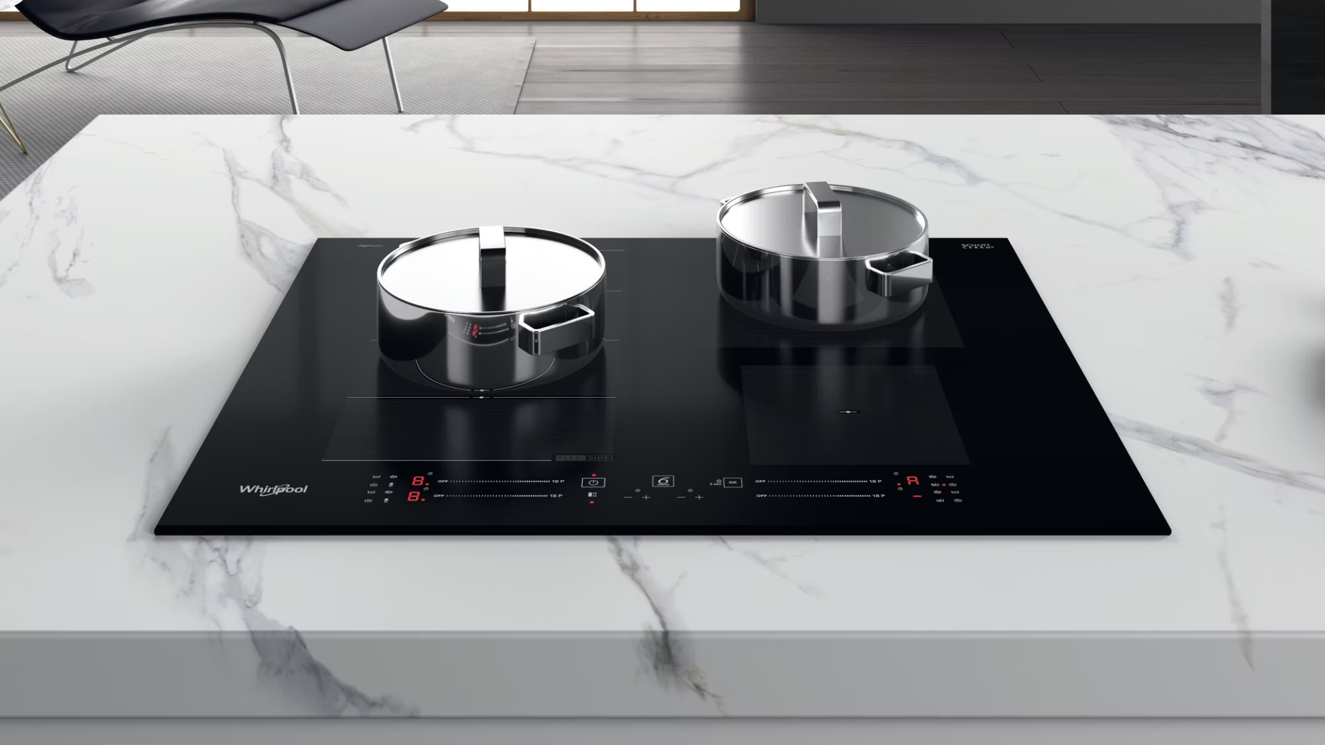 WHIRLPOOL inductiekookplaat - 65cm - WFS9365BFIXL