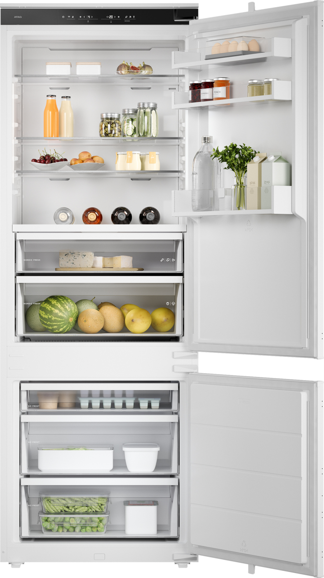 ATAG Inbouw koel-vriescombinatie - KSC8194NDXL