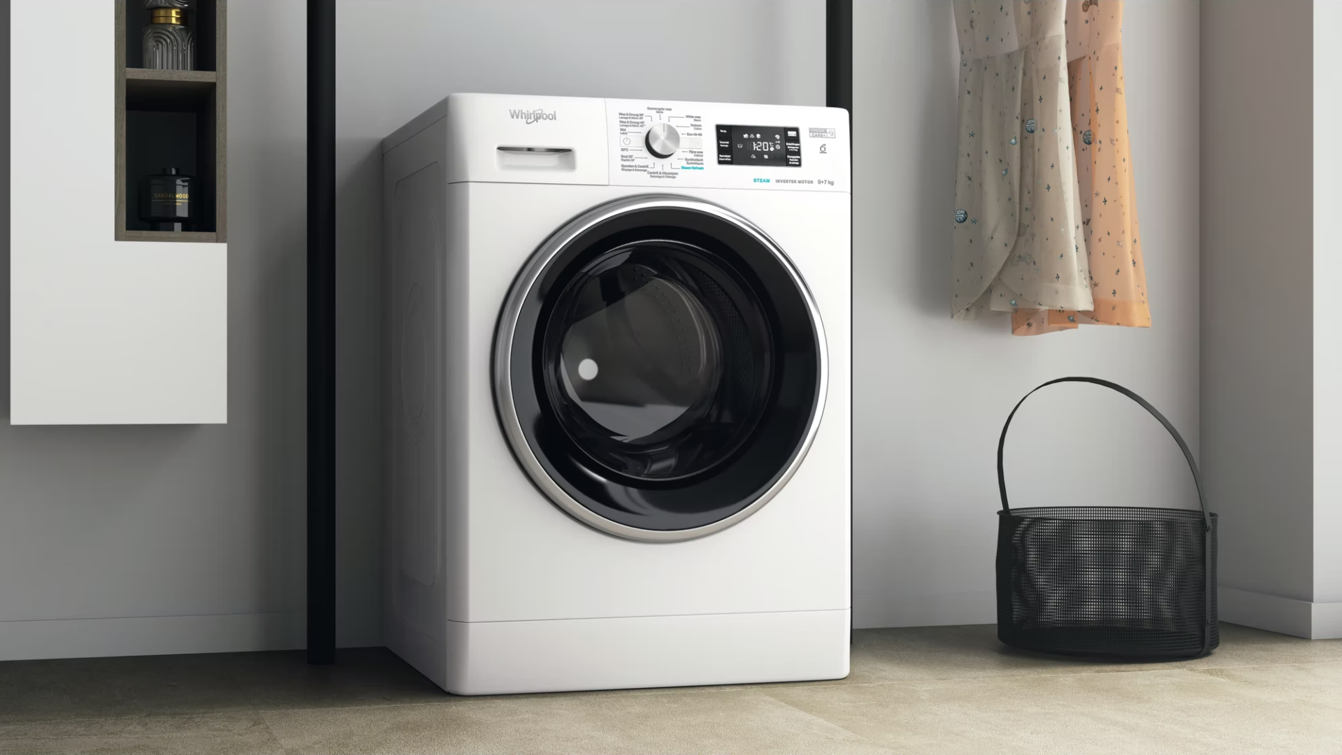 WHIRLPOOL Was-droogcombinatie 7 kg - FFWDB976258EBCVBE