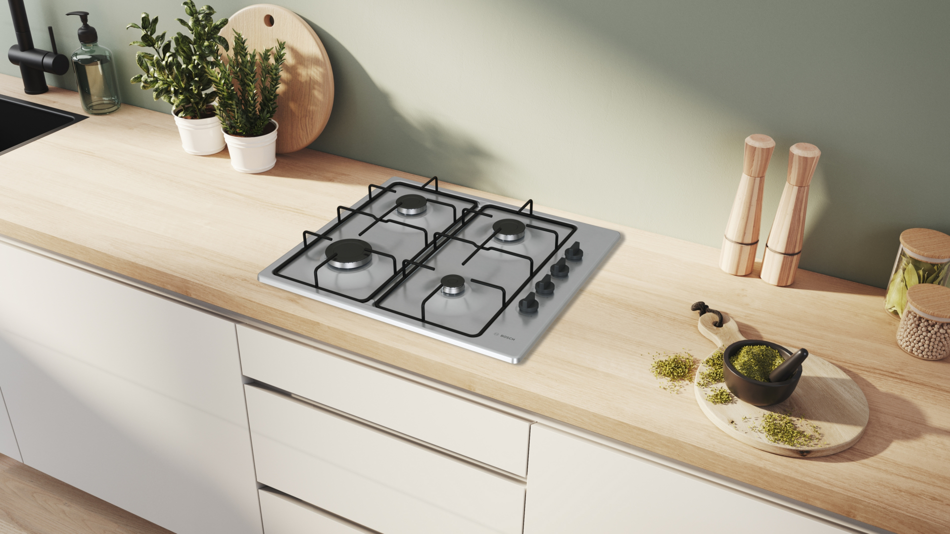 BOSCH SERIE 2 gaskookplaat - 60cm - PBP6B5K80