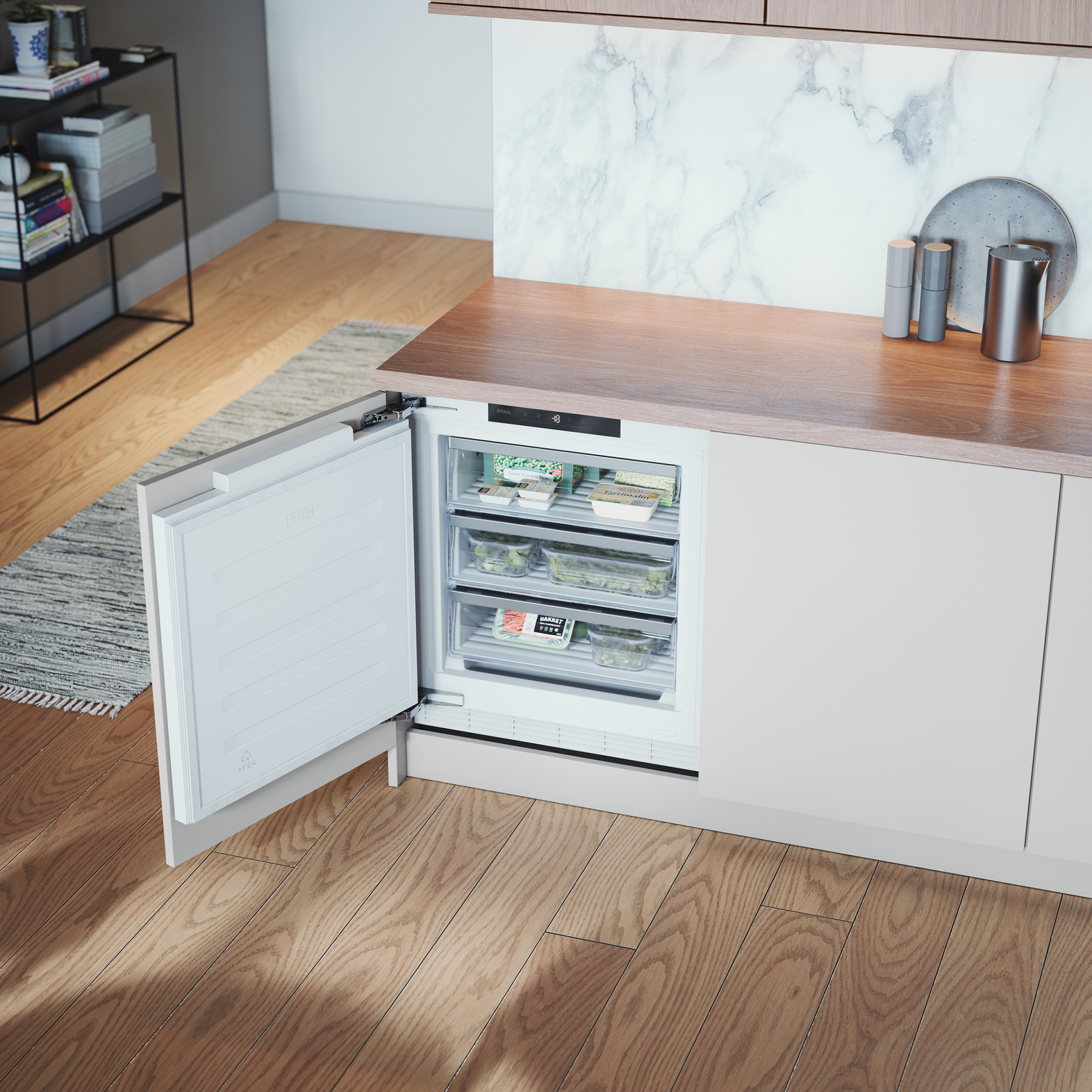 ATAG onderbouw vriezer - KU2590C