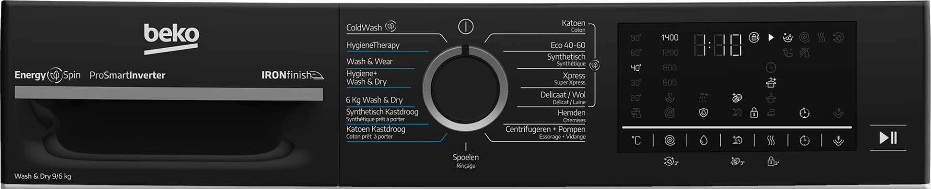 BEKO was- droogcombinatie - BM5DFT4941B