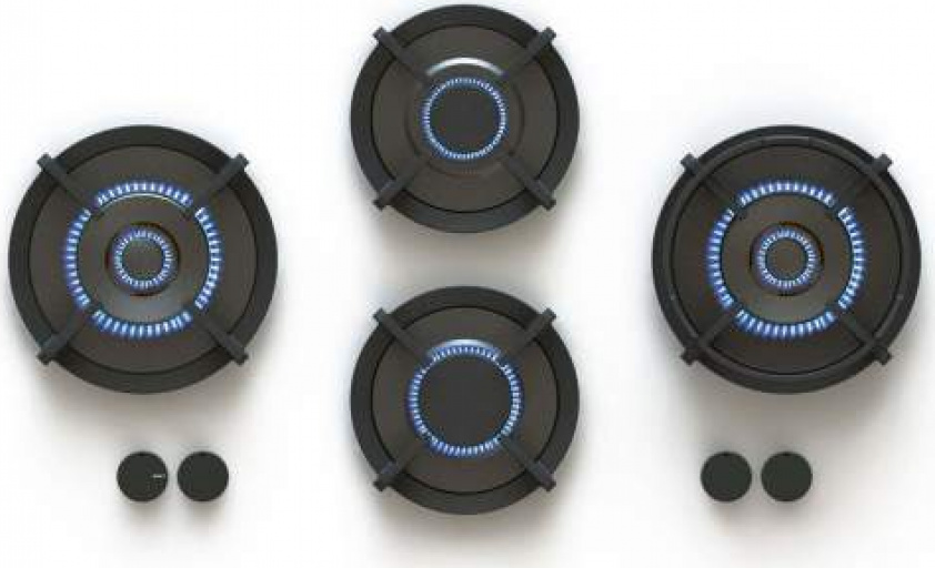 NOVY gaskookplaat - domino - 56040