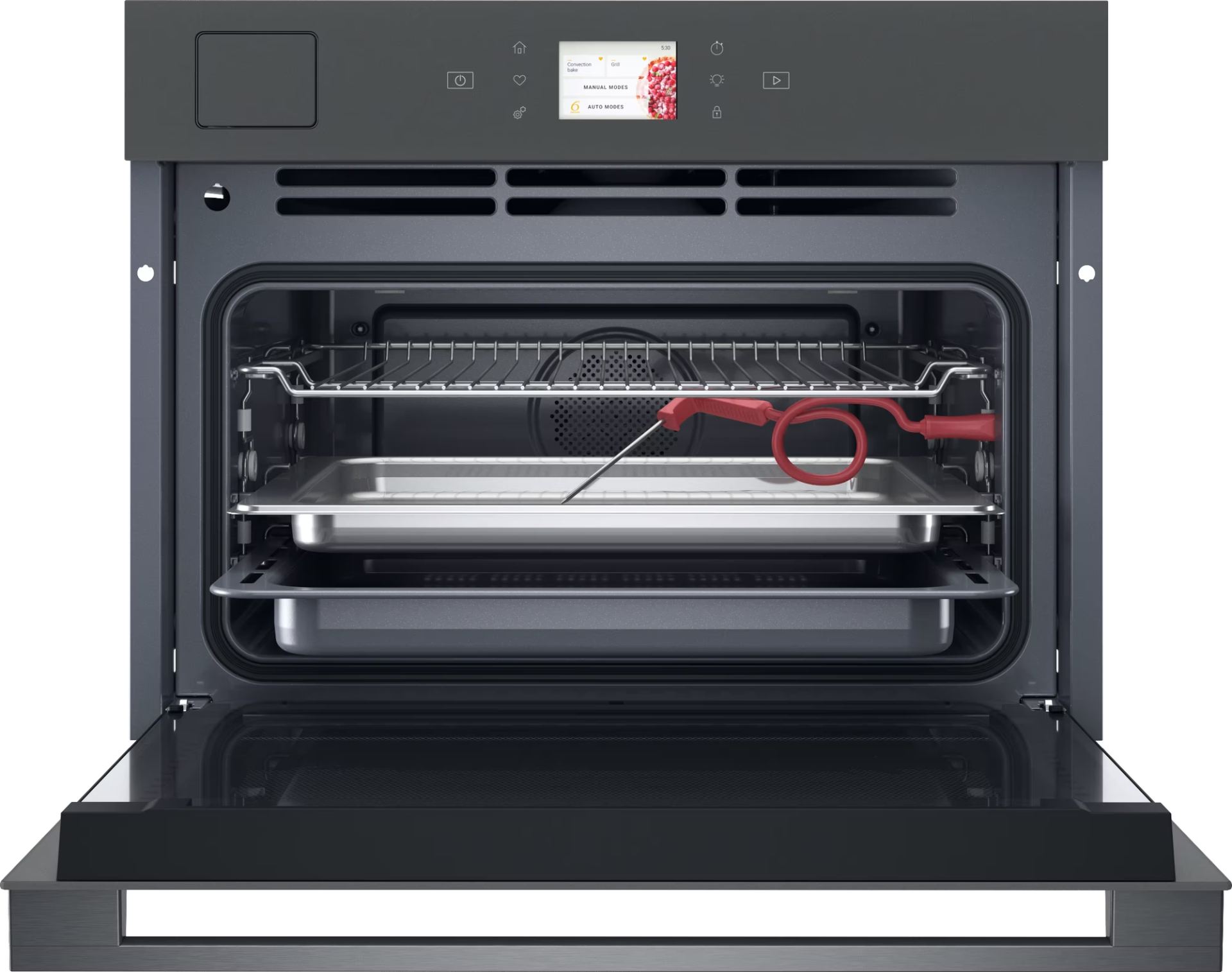 WHIRLPOOL multifunctionele oven met stoom - 45cm - WCS11A9FHTSSMA