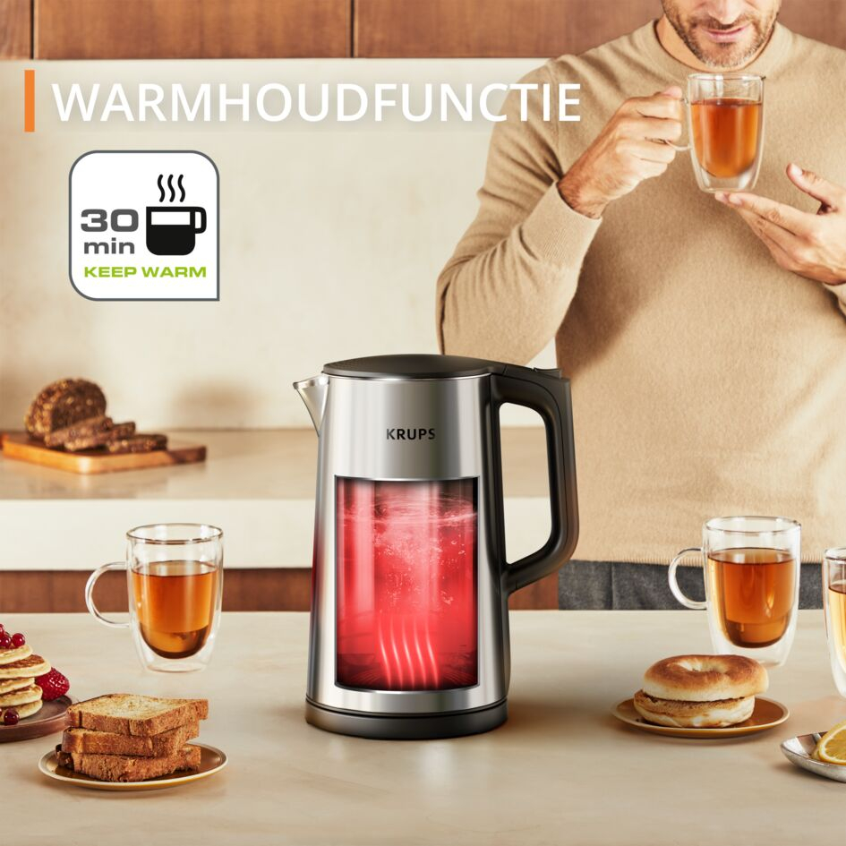 KRUPS Waterkoker inox - BW871DF0