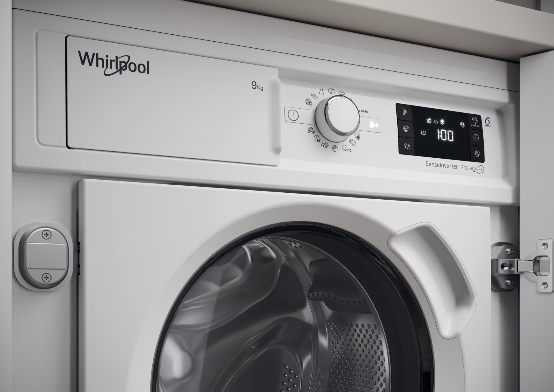 WHIRLPOOL Inbouw wasmachine 9 kg - BIWMWG91485EU