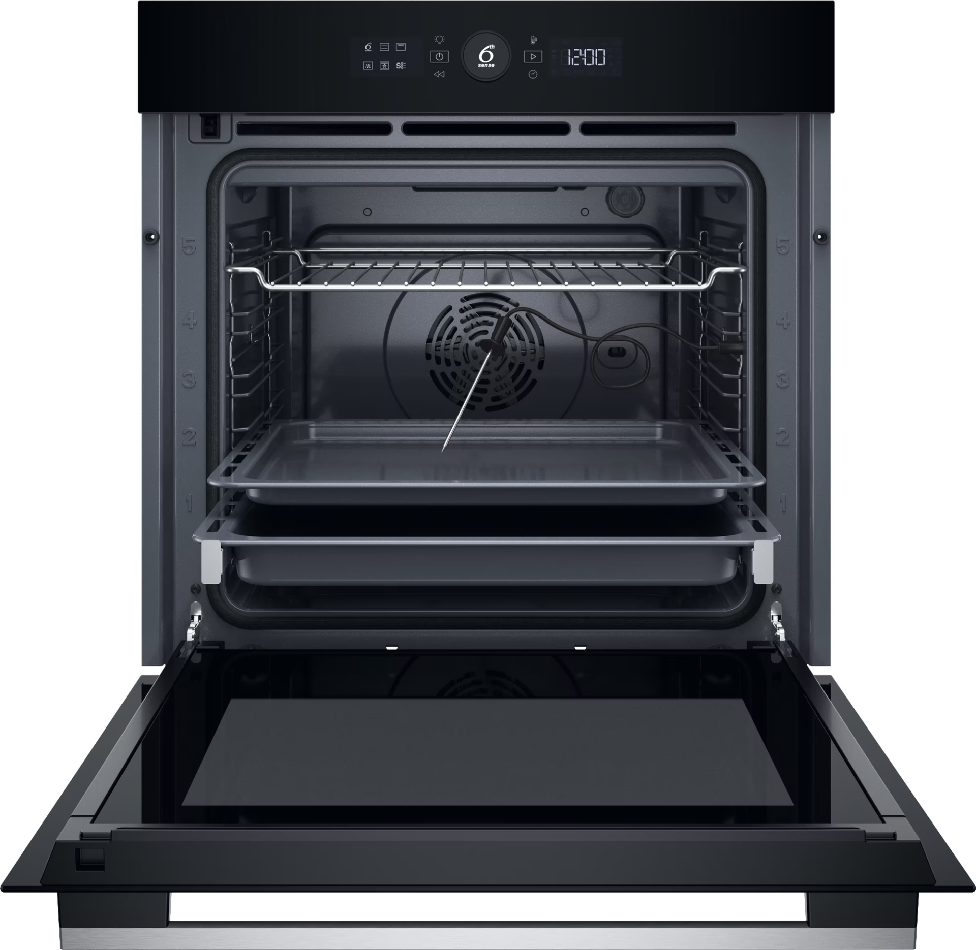 WHIRLPOOL multifunctionele oven met stoom - 60cm - WOI5S8PPM1SXA