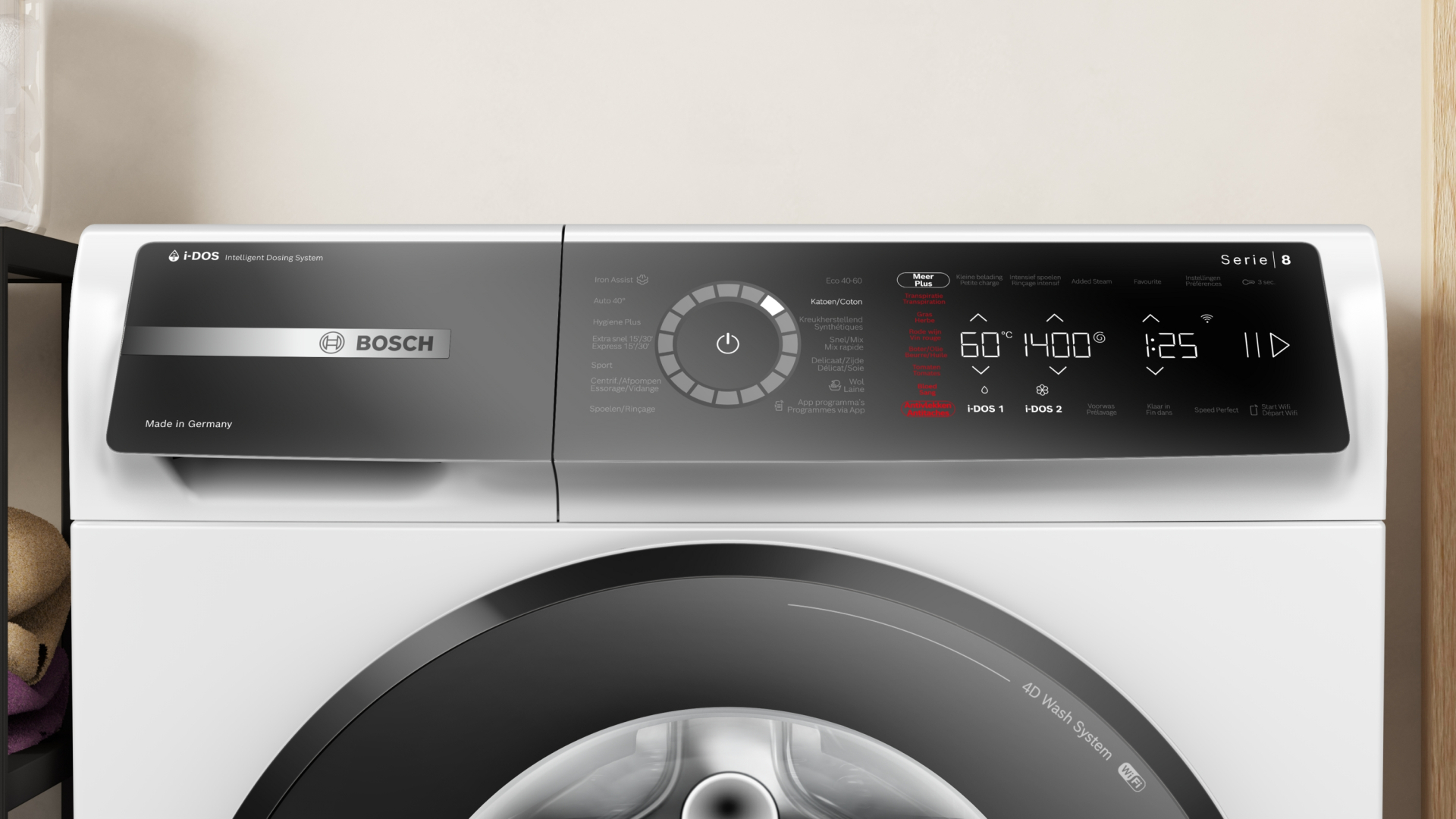 BOSCH SERIE 8 Wasmachine 9 kg - WGB244AAFG
