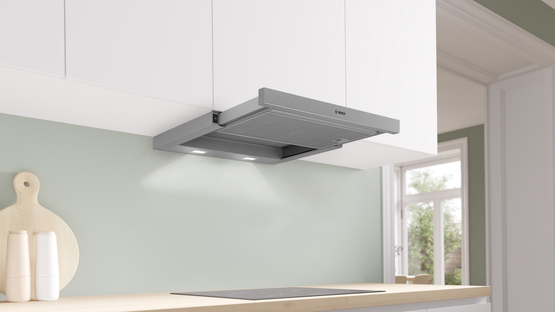 BOSCH telescopische dampkap - 60cm - DFM064W55