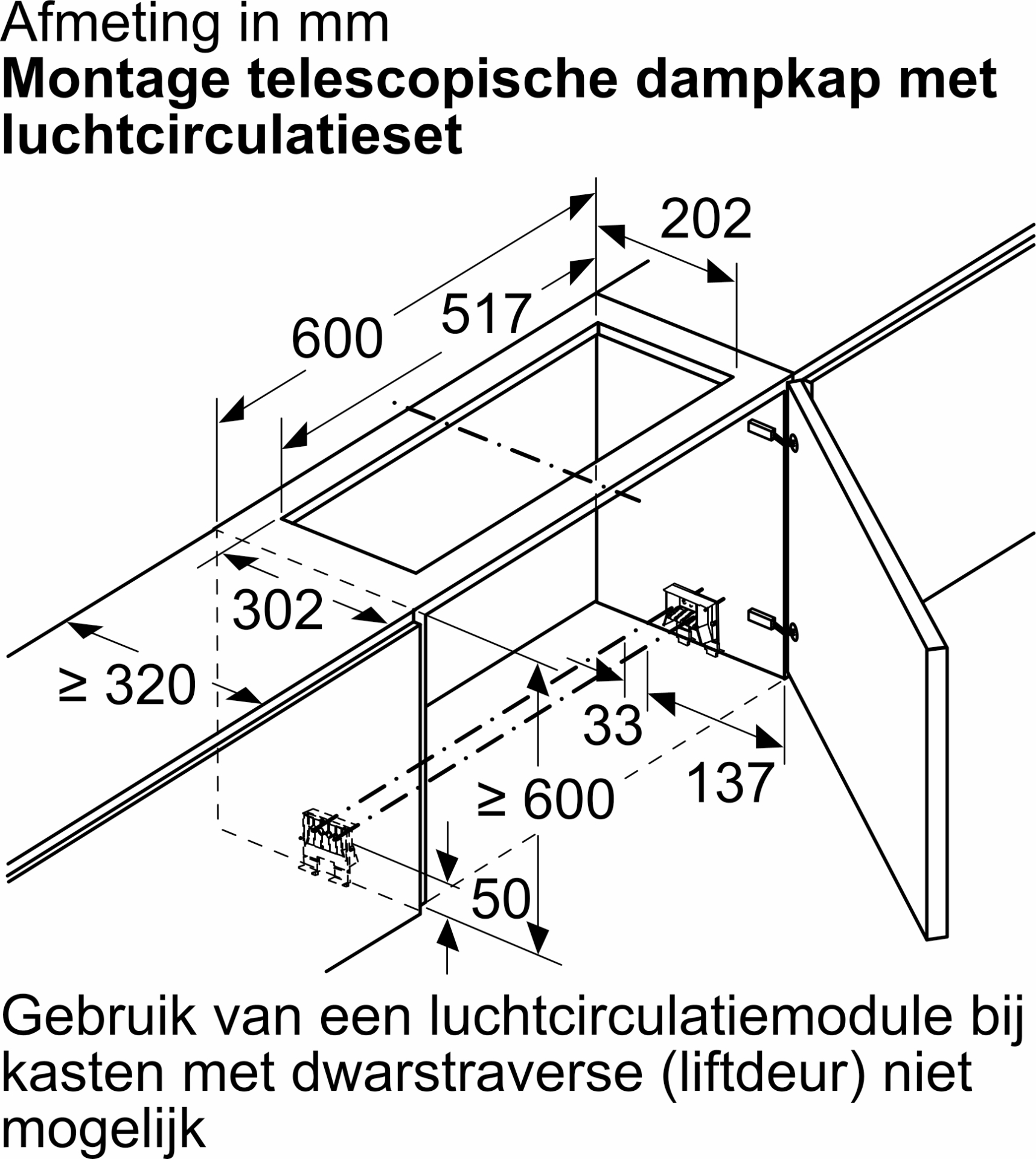 BOSCH koolstoffilter - regenereerbaar - DWZ1IT1D1