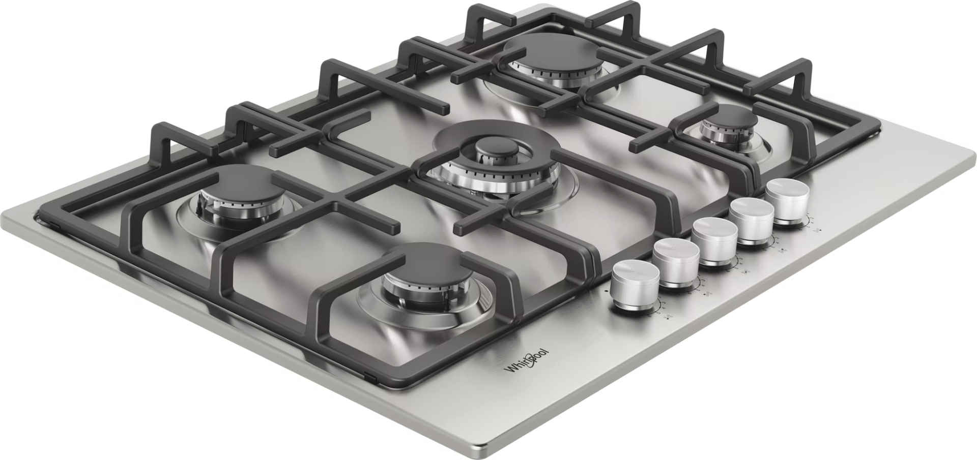 WHIRLPOOL gaskookplaat - 75cm - TKRL761IXK