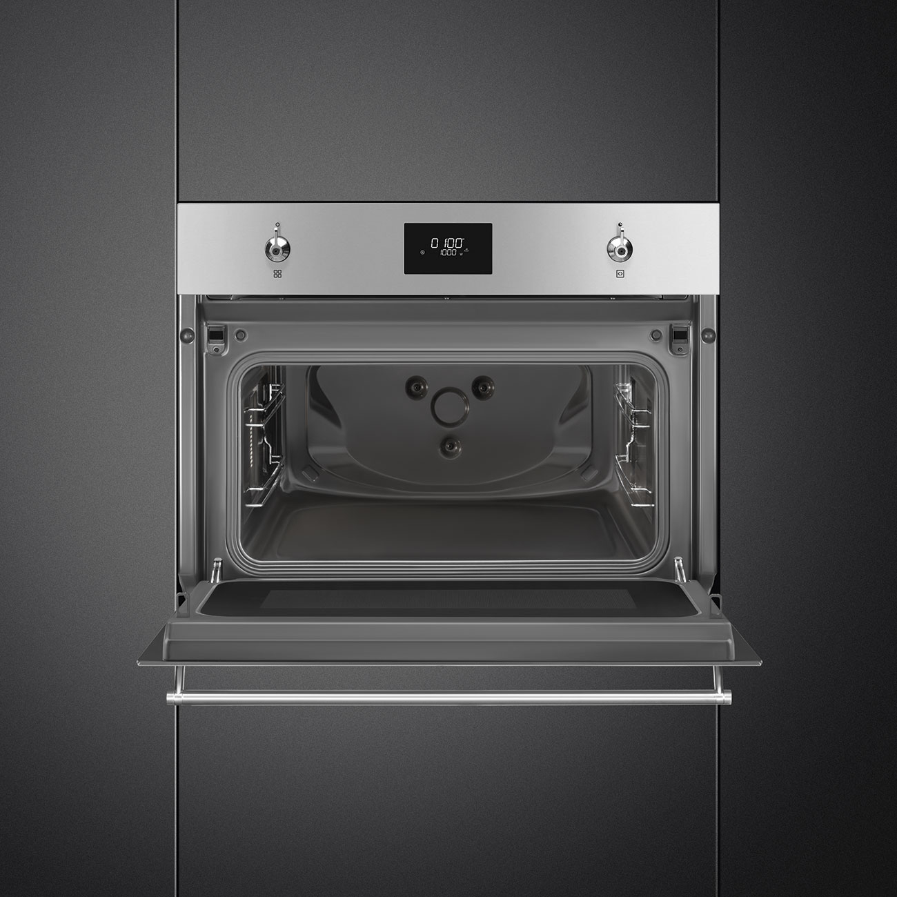 SMEG microgolfoven met grill - 45cm - SO4301M0X