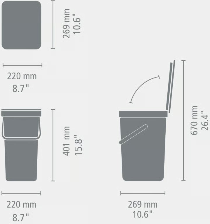BRABANTIA afvalemmer - 255489
