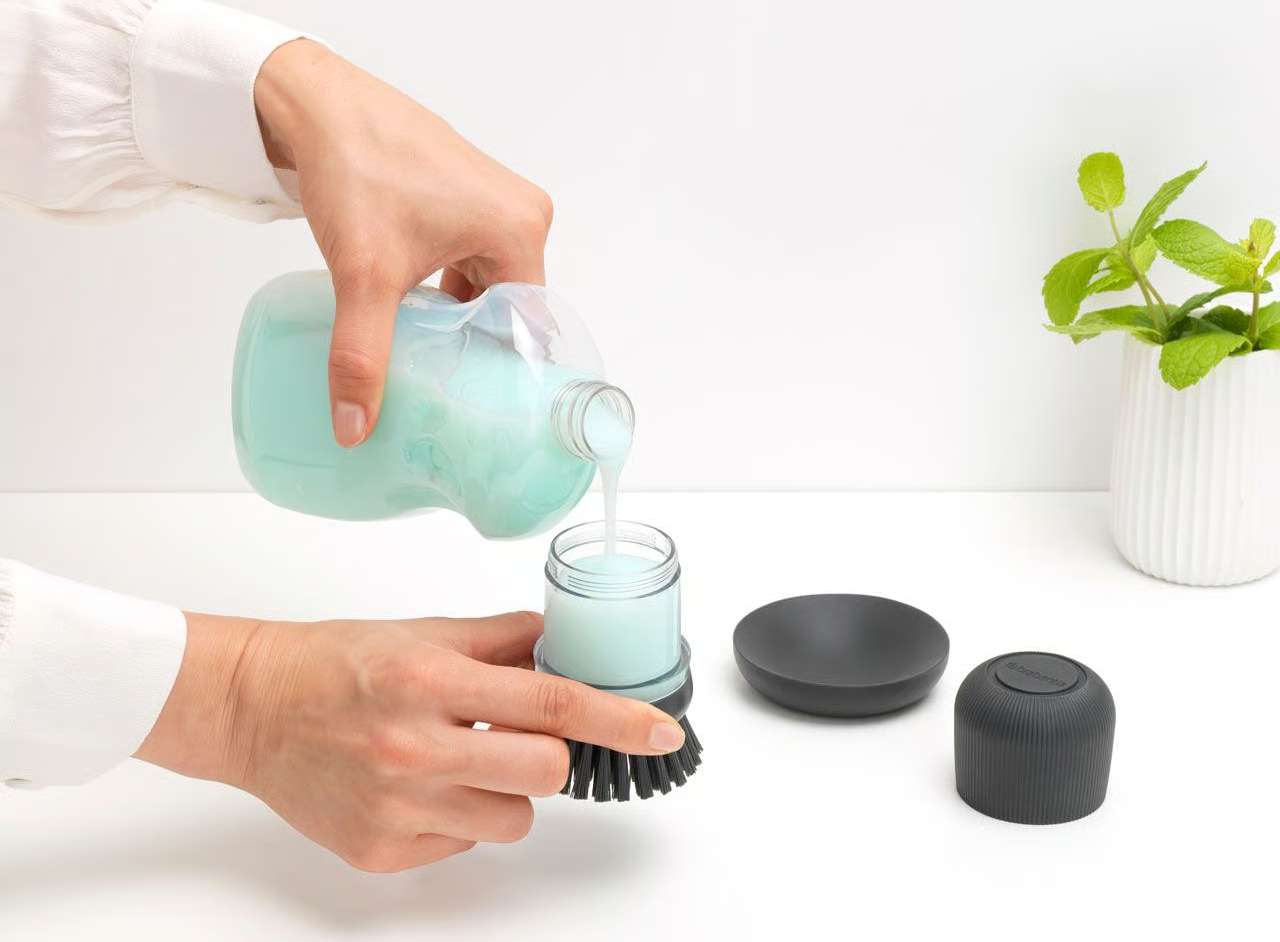 BRABANTIA afwasborstel met zeepreservoir - 302626