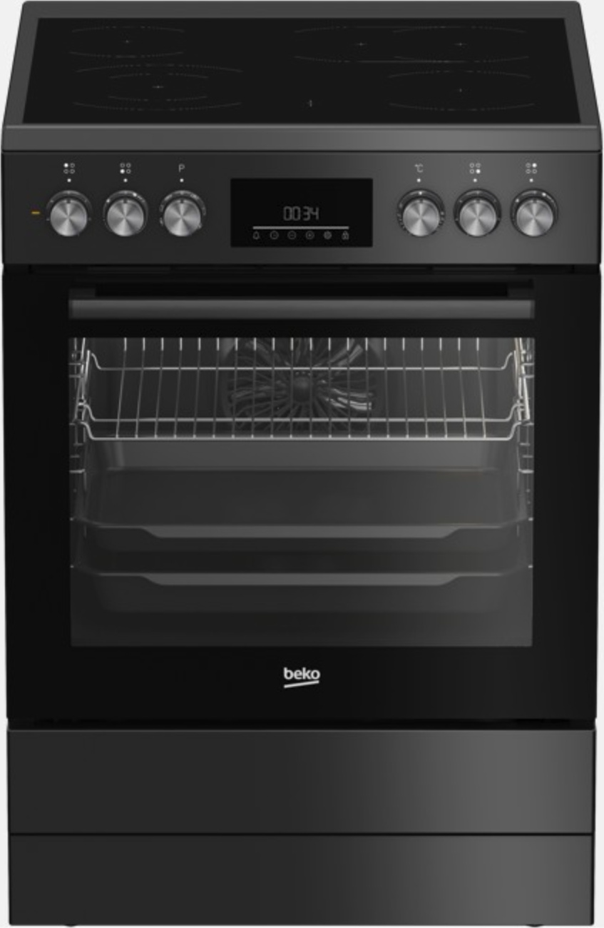 BEKO fornuis met keramische kookplaat - 60cm - FBM6730GA
